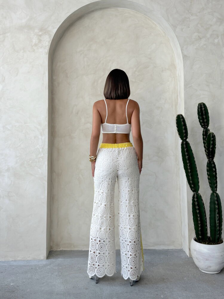 White Palazzo Pants High Waist Wide Leg – Brand: Topshow – Women & Kids, Baby Clothes Wholesale – TheBS Women