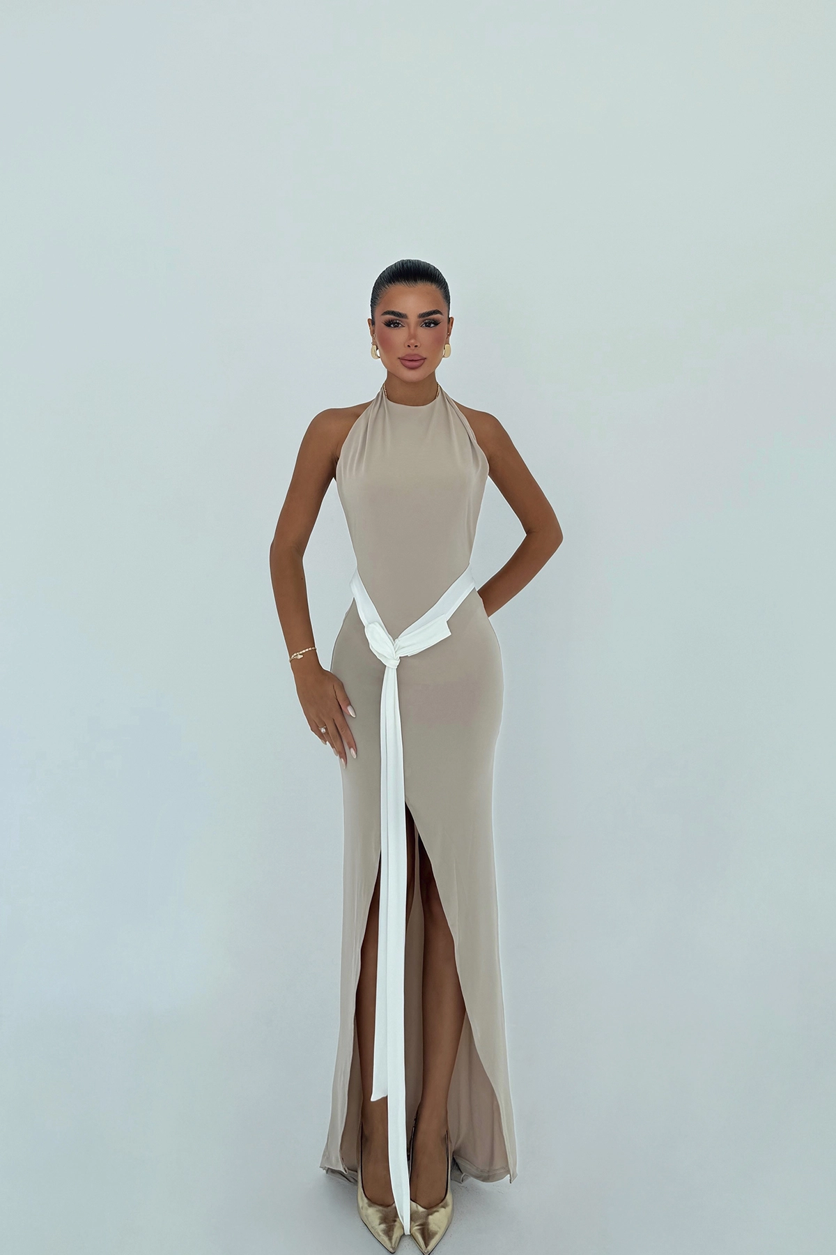 Elegant Sleeveless Sheath Dress - Brand: EYYO ATELIER - Women & Kids, Baby Clothes Wholesale - TheBS Women