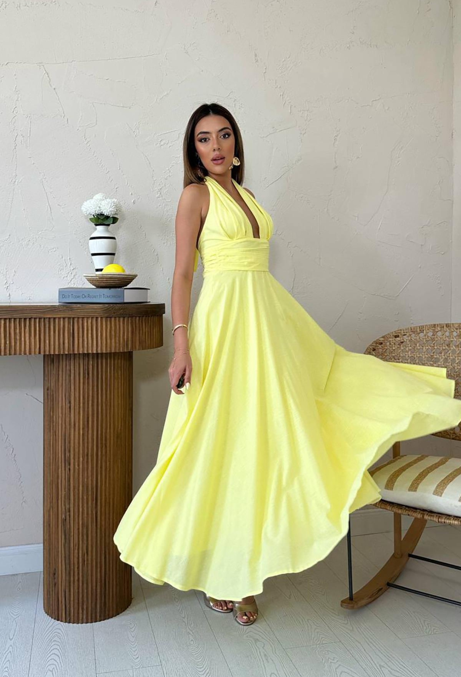 Elegant Fit And Flare Maxi Dress - Brand: Elisa - Women & Kids, Baby Clothes Wholesale - TheBS Women