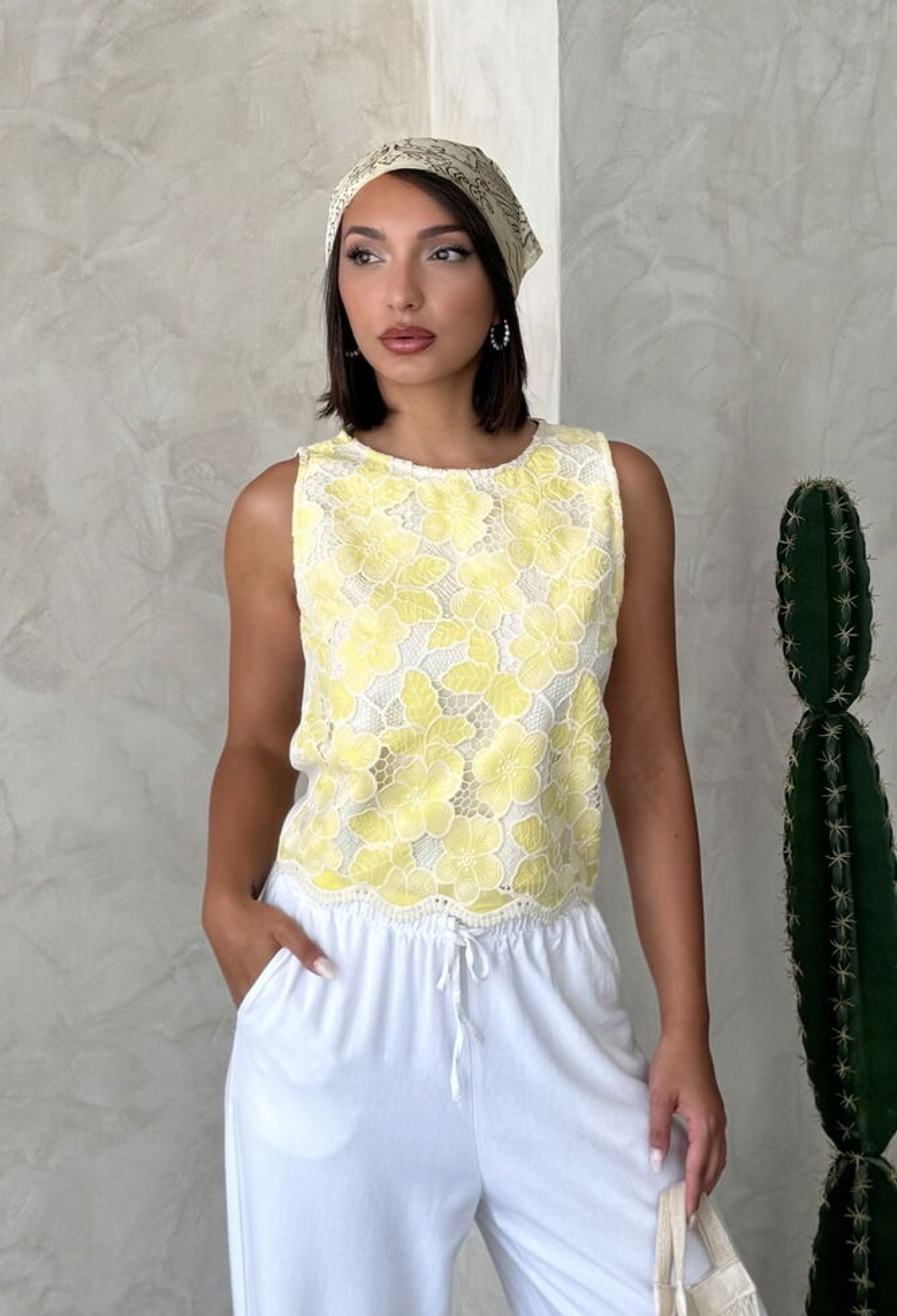 Floral Sleeveless Cap Sleeve Blouse - Brand: Topshow - Women & Kids, Baby Clothes Wholesale - TheBS Women