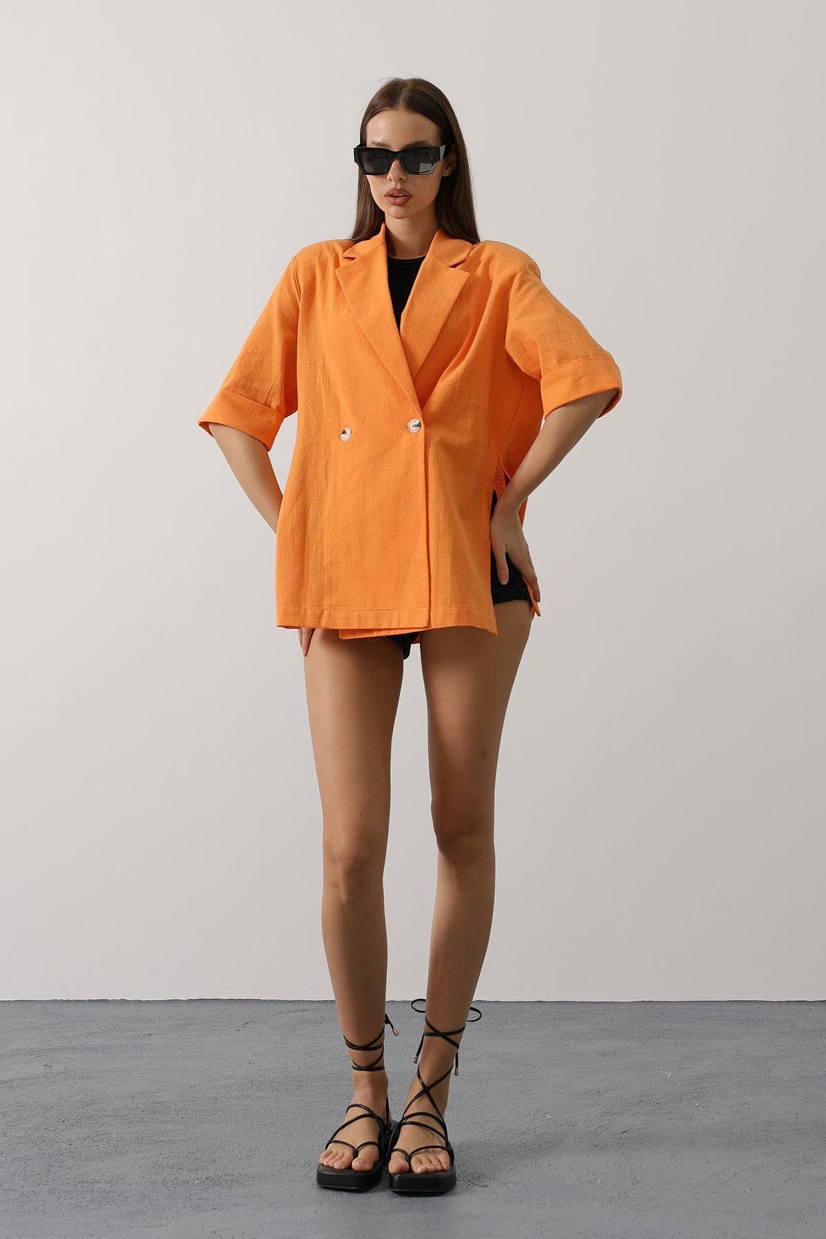 Single-Breasted Blazer Jacket - Brand: Reyon - Women & Kids, Baby Clothes Wholesale - TheBS Women Single-Breasted Blazer Jacket - Brand: Reyon - Women & Kids, Baby Clothes Wholesale - TheBS Women