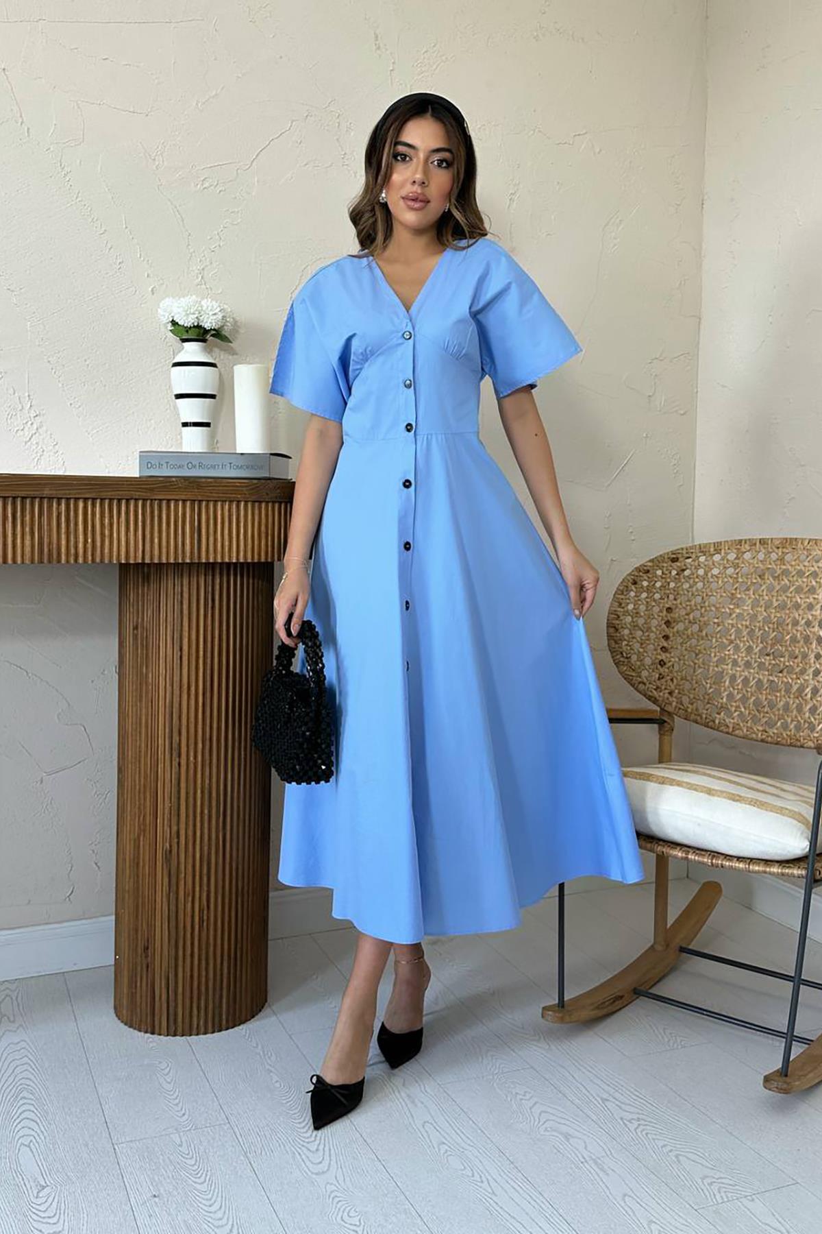 Elegant Fit And Flare Dress - Brand: Elisa - Women & Kids, Baby Clothes Wholesale - TheBS Women