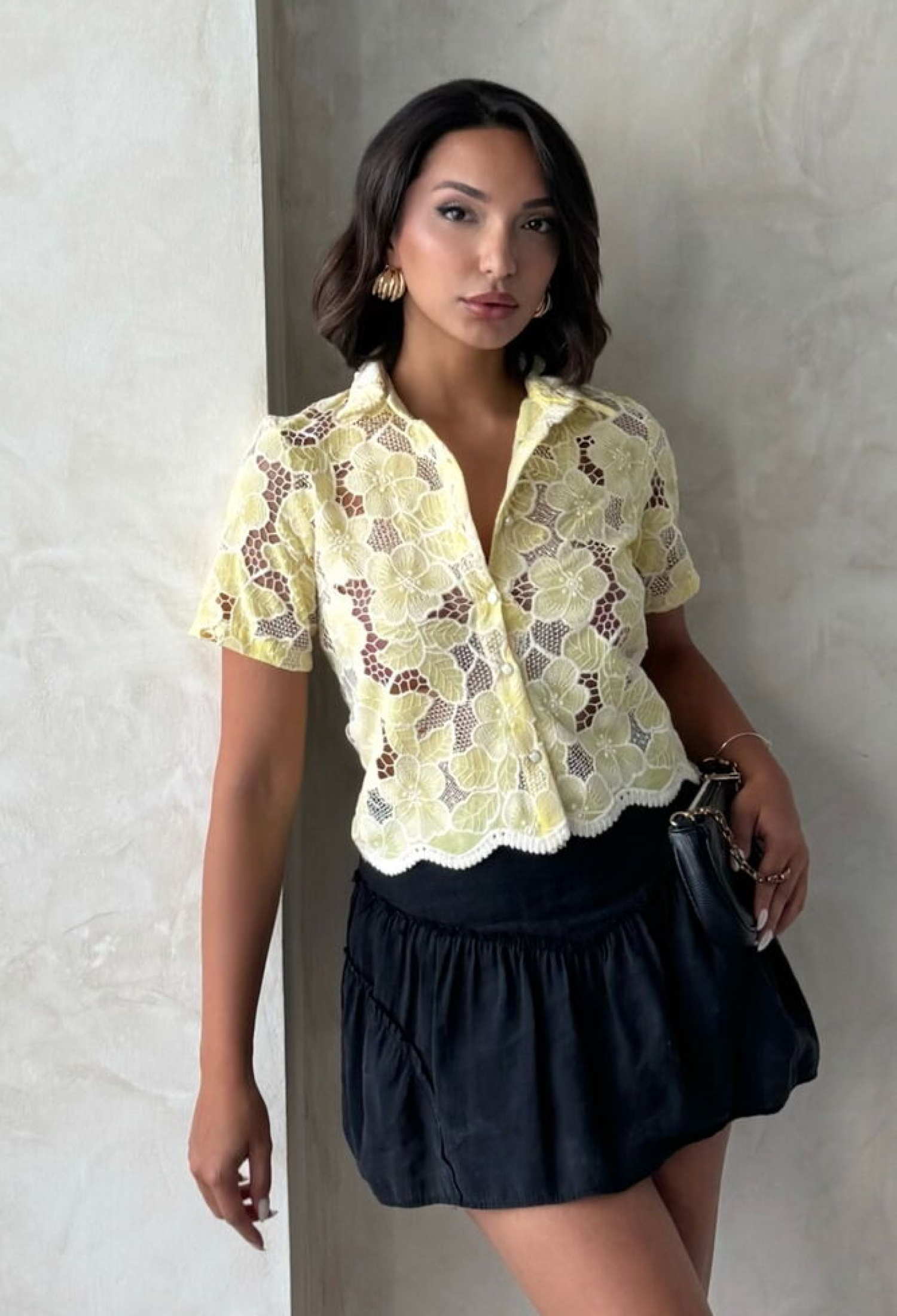Floral Casual Shirt With Buttoned Closure - Brand: Topshow - Women & Kids, Baby Clothes Wholesale - TheBS Women