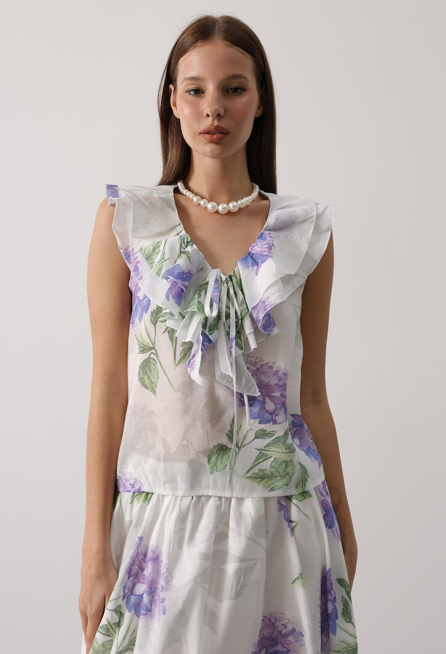 White Elegant Blouse - Brand: Reyon - Women & Kids, Baby Clothes Wholesale - TheBS Women