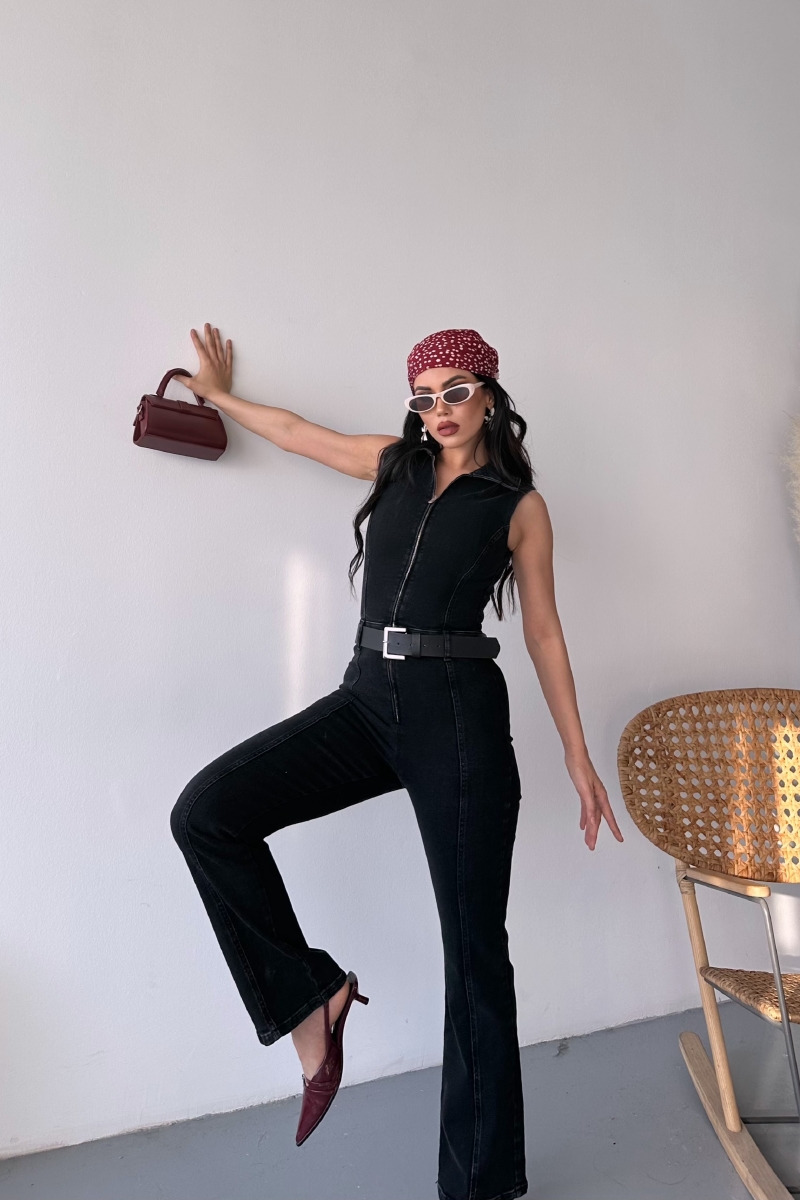 Black Tailored Slim Fit Sexy Jumpsuit - Brand: XLove - Women & Kids, Baby Clothes Wholesale - TheBS Women Black Tailored Slim Fit Sexy Jumpsuit - Brand: XLove - Women & Kids, Baby Clothes Wholesale - TheBS Women