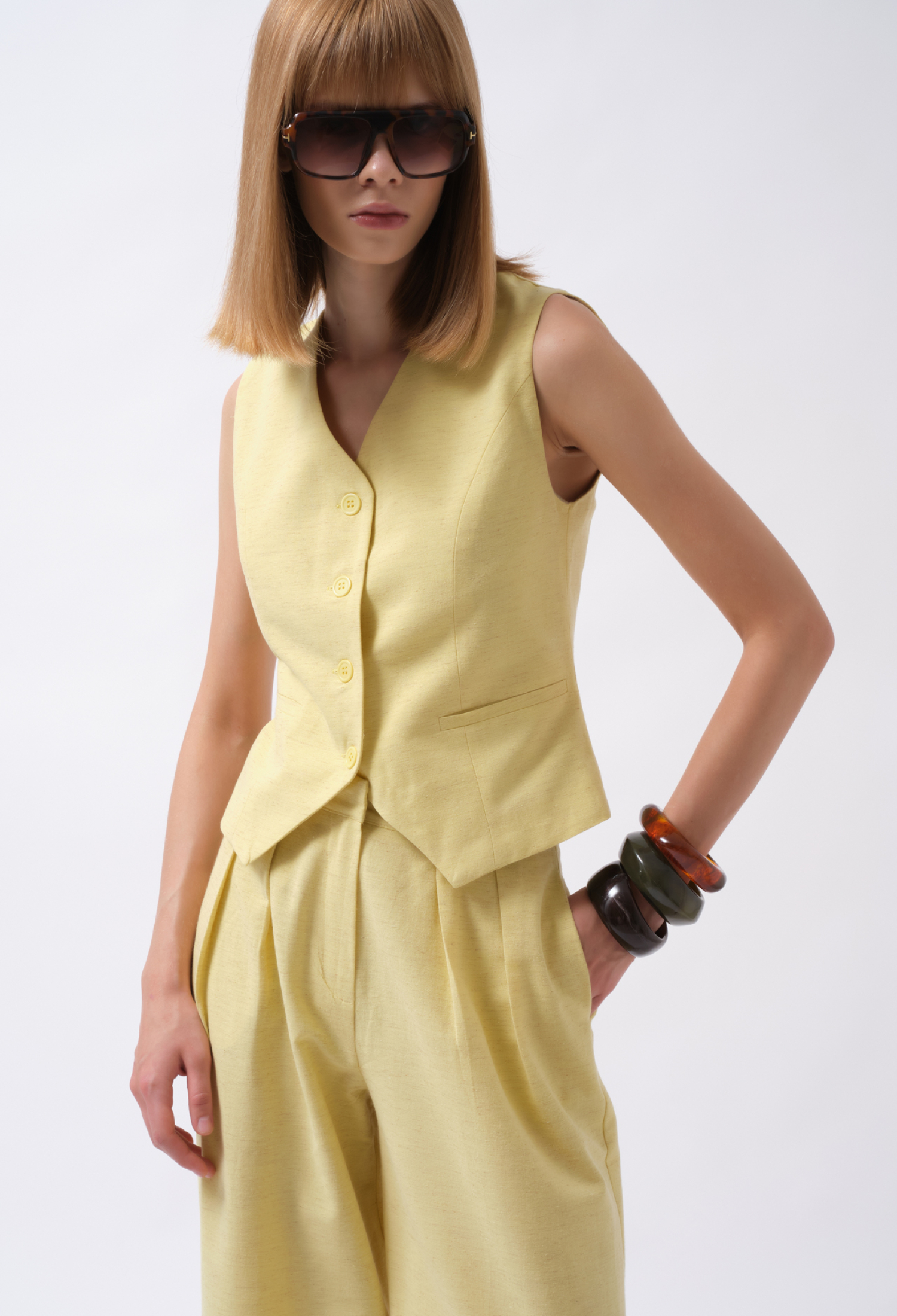 Slim Fit Formal Vest With Welt Pocket - Brand: Black Fashion - Women & Kids, Baby Clothes Wholesale - TheBS Women