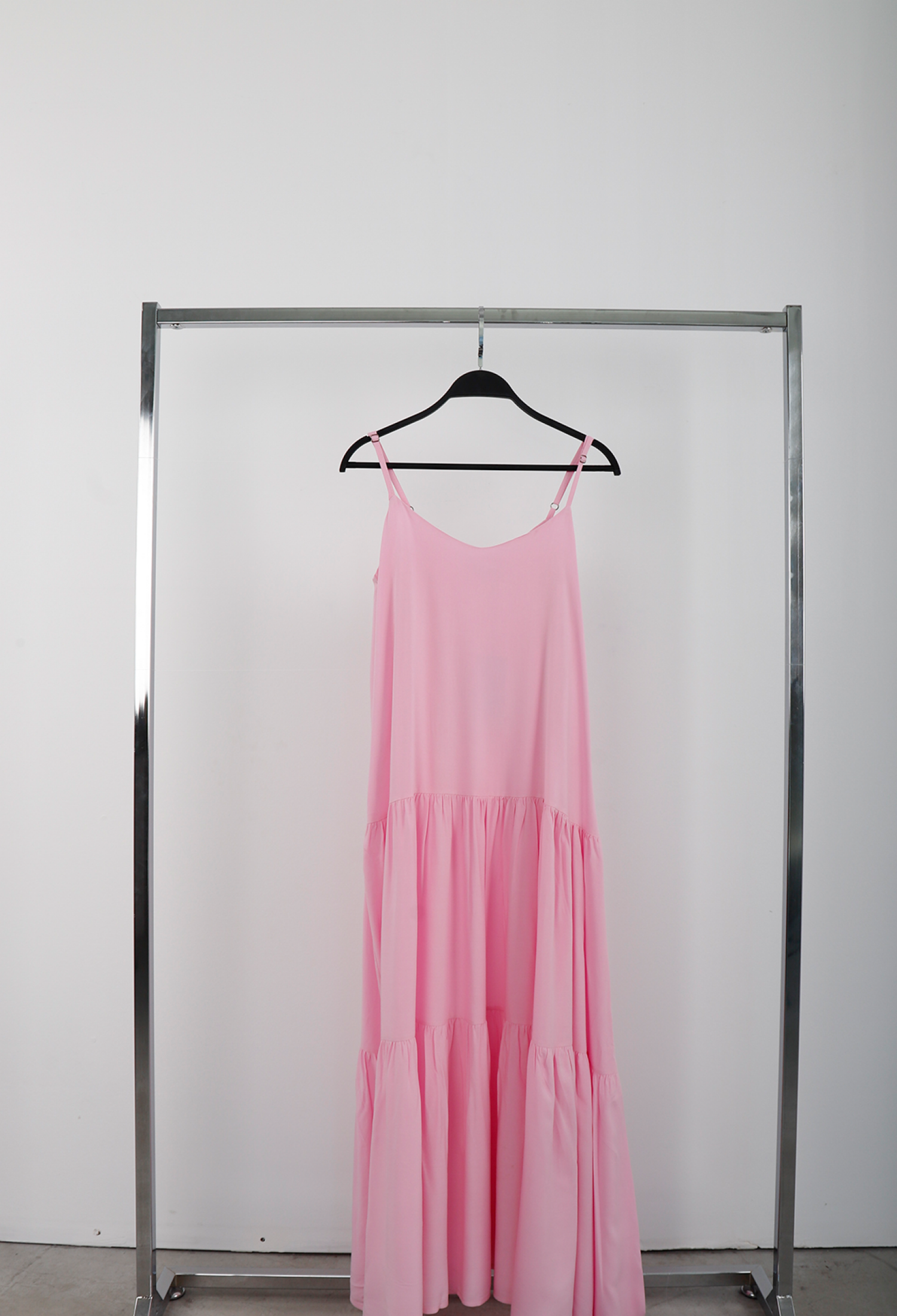 Beige Casual V-Neck Maxi Cami Dress - Brand: Cream Rouge - Women & Kids, Baby Clothes Wholesale - TheBS Women