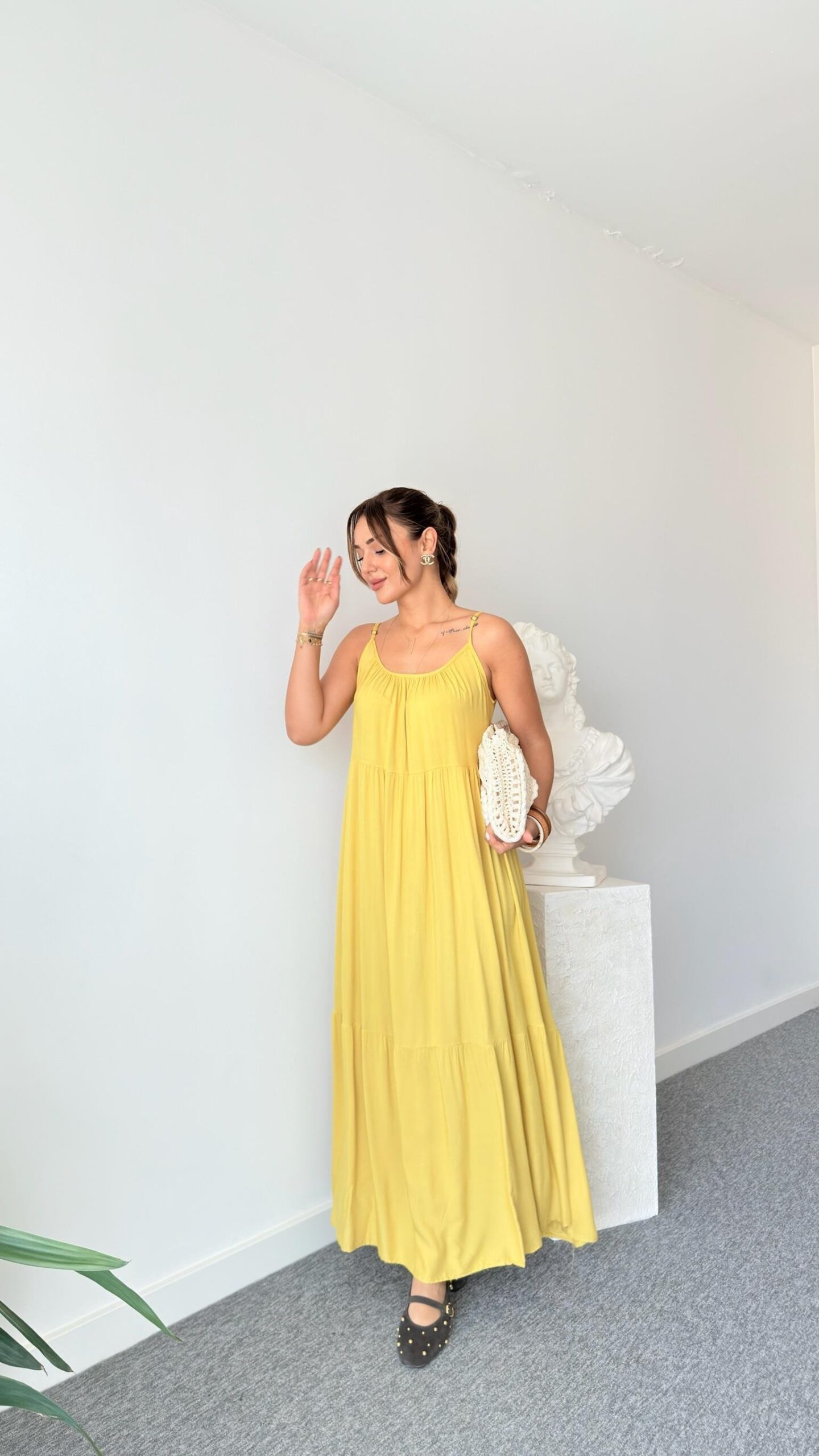 Strappy Maxi Dress - Green - Brand: Cream Rouge - Women & Kids, Baby Clothes Wholesale - TheBS Women