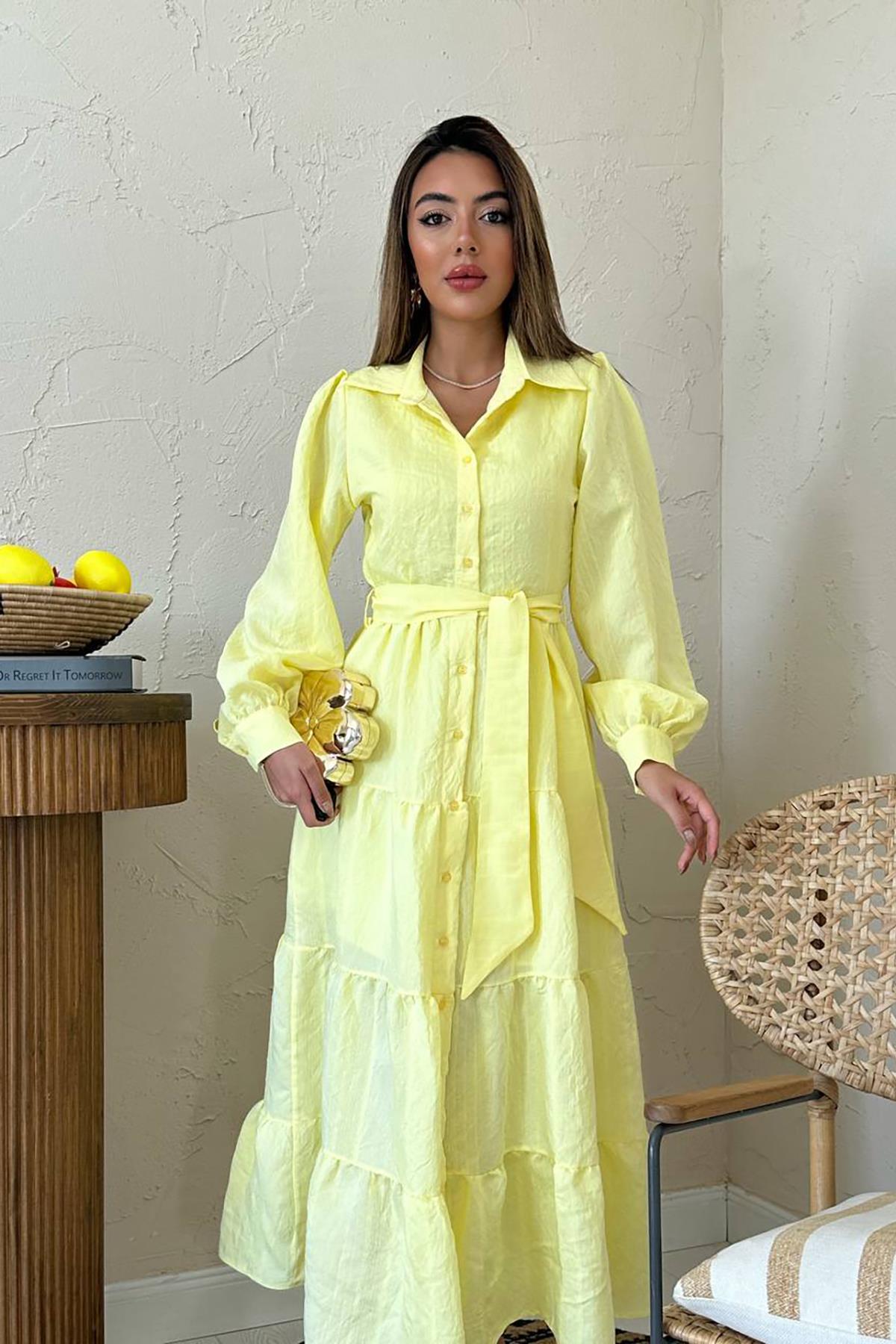 Modest Elegant Shirt Dress Maxi – Brand: Elisa – Women & Kids, Baby Clothes Wholesale – TheBS Women