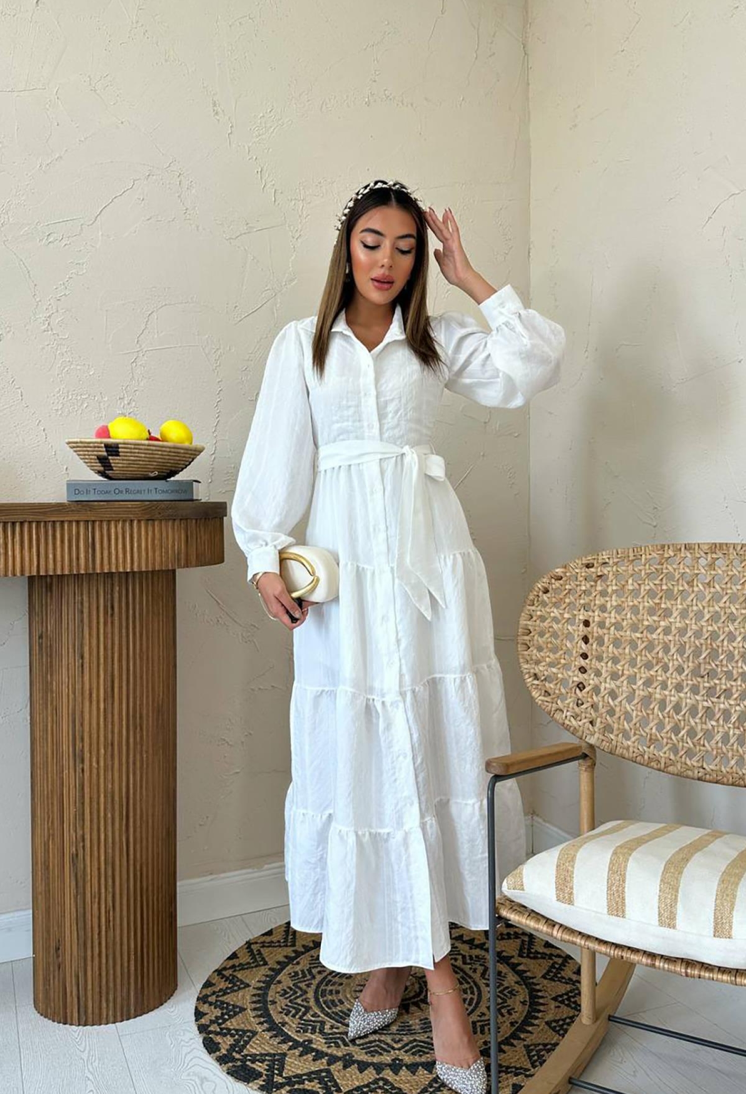 Modest Elegant Maxi Shirt Dress - Brand: Elisa - Women & Kids, Baby Clothes Wholesale - TheBS Women