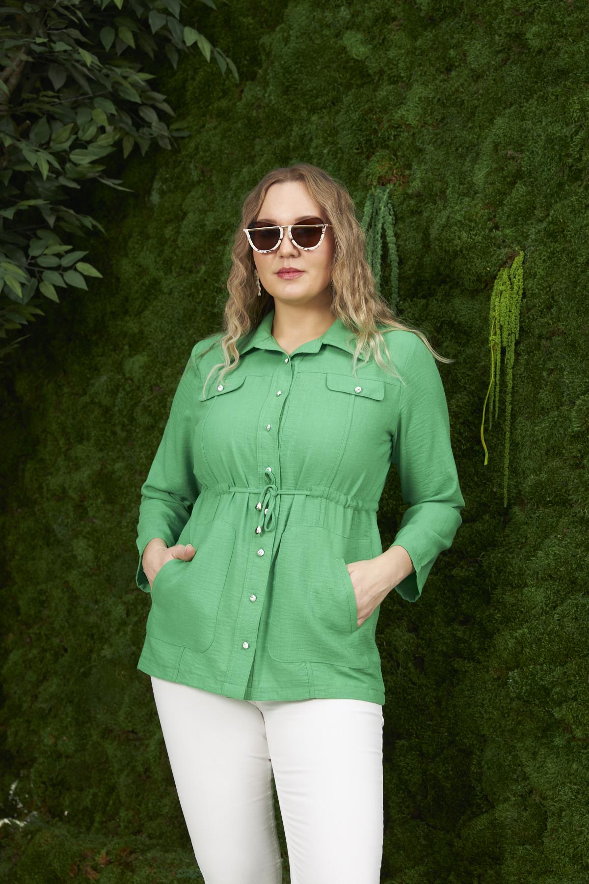 Casual Plus Size Overshirt Jacket – Brand: RMG – Women & Kids, Baby Clothes Wholesale – TheBS Women