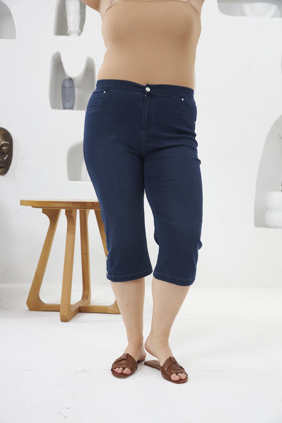 NavyDenim Shorts Casual Plus Size Bermuda - Brand: RMG - Women & Kids, Baby Clothes Wholesale - TheBS Women NavyDenim Shorts Casual Plus Size Bermuda - Brand: RMG - Women & Kids, Baby Clothes Wholesale - TheBS Women