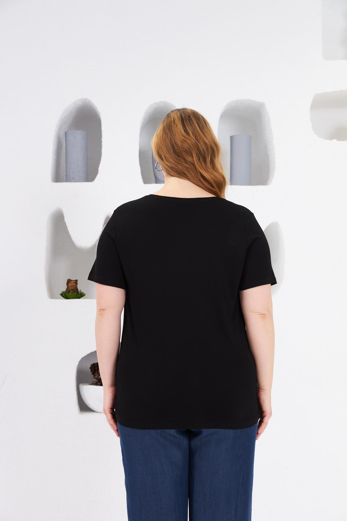 Plus Size Glam Tshirt With Sequined Detail - Brand: RMG - Women & Kids, Baby Clothes Wholesale - TheBS Women Plus Size Glam Tshirt With Sequined Detail - Brand: RMG - Women & Kids, Baby Clothes Wholesale - TheBS Women