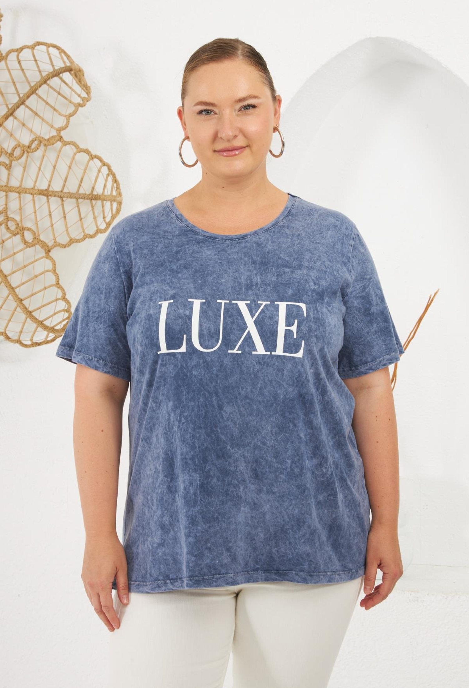 Casual Plus Size Tshirt With Letter Print - Brand: RMG - Women & Kids, Baby Clothes Wholesale - TheBS Women