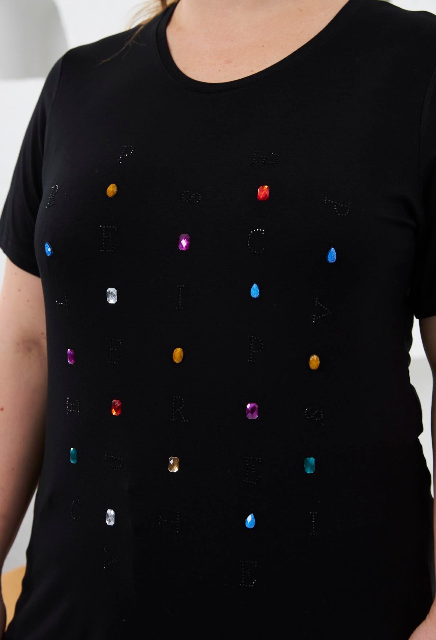 Sequined Plus Size Casual Tshirt - Brand: RMG - Women & Kids, Baby Clothes Wholesale - TheBS Women