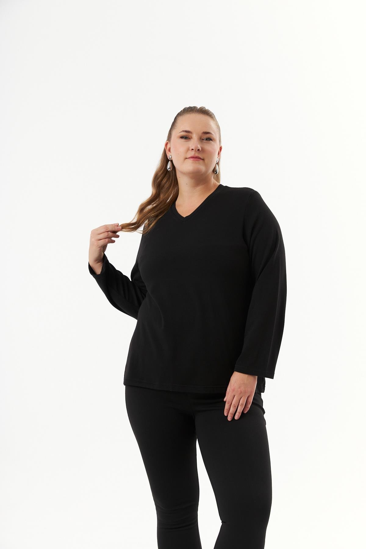 Plus Size V-Neck Elegant Blouse - Brand: RMG - Women & Kids, Baby Clothes Wholesale - TheBS Women Plus Size V-Neck Elegant Blouse - Brand: RMG - Women & Kids, Baby Clothes Wholesale - TheBS Women