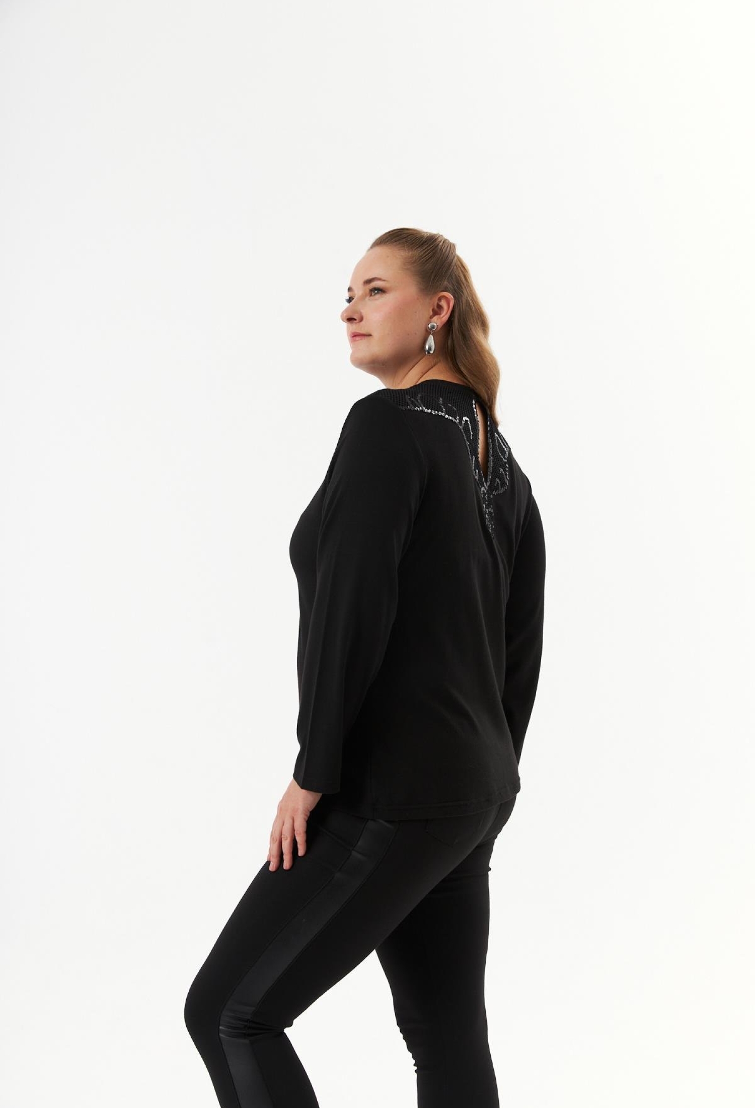 Plus Size V-Neck Elegant Blouse - Brand: RMG - Women & Kids, Baby Clothes Wholesale - TheBS Women