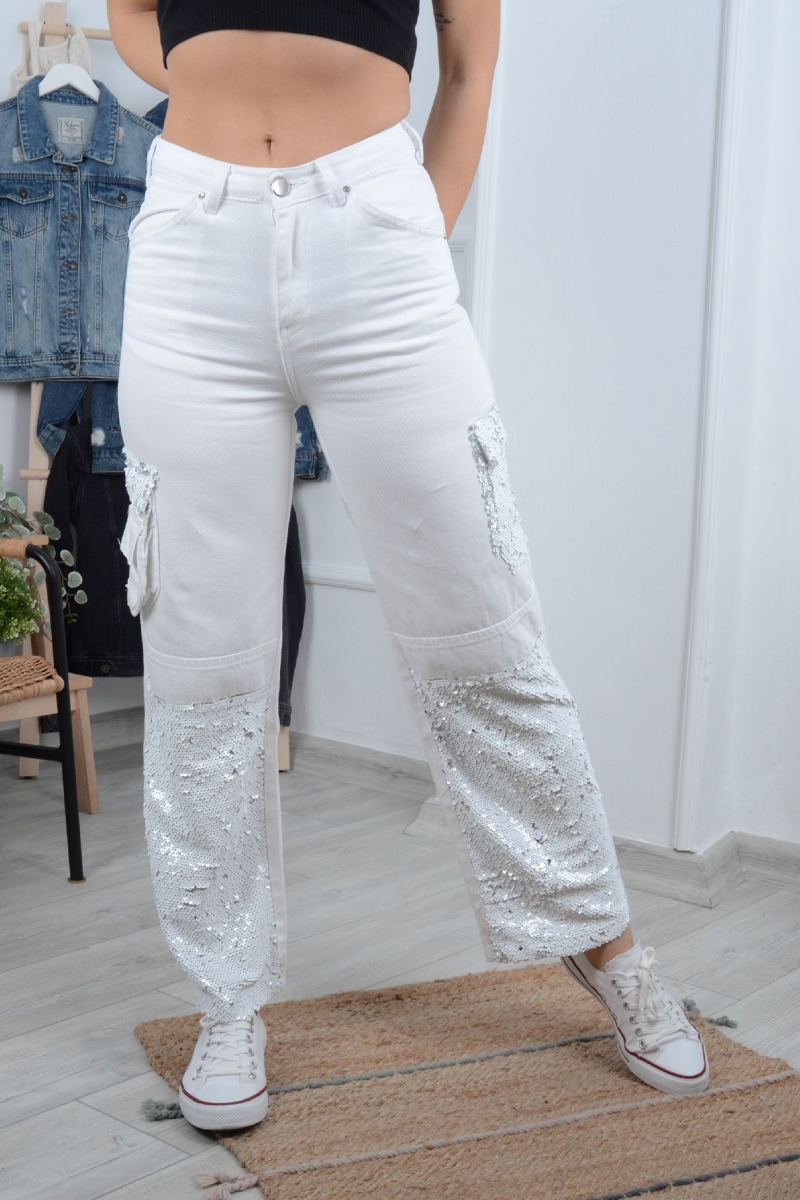White Casual Glam Streetwear Jeans - Brand: XLove - Women & Kids, Baby Clothes Wholesale - TheBS Women White Casual Glam Streetwear Jeans - Brand: XLove - Women & Kids, Baby Clothes Wholesale - TheBS Women