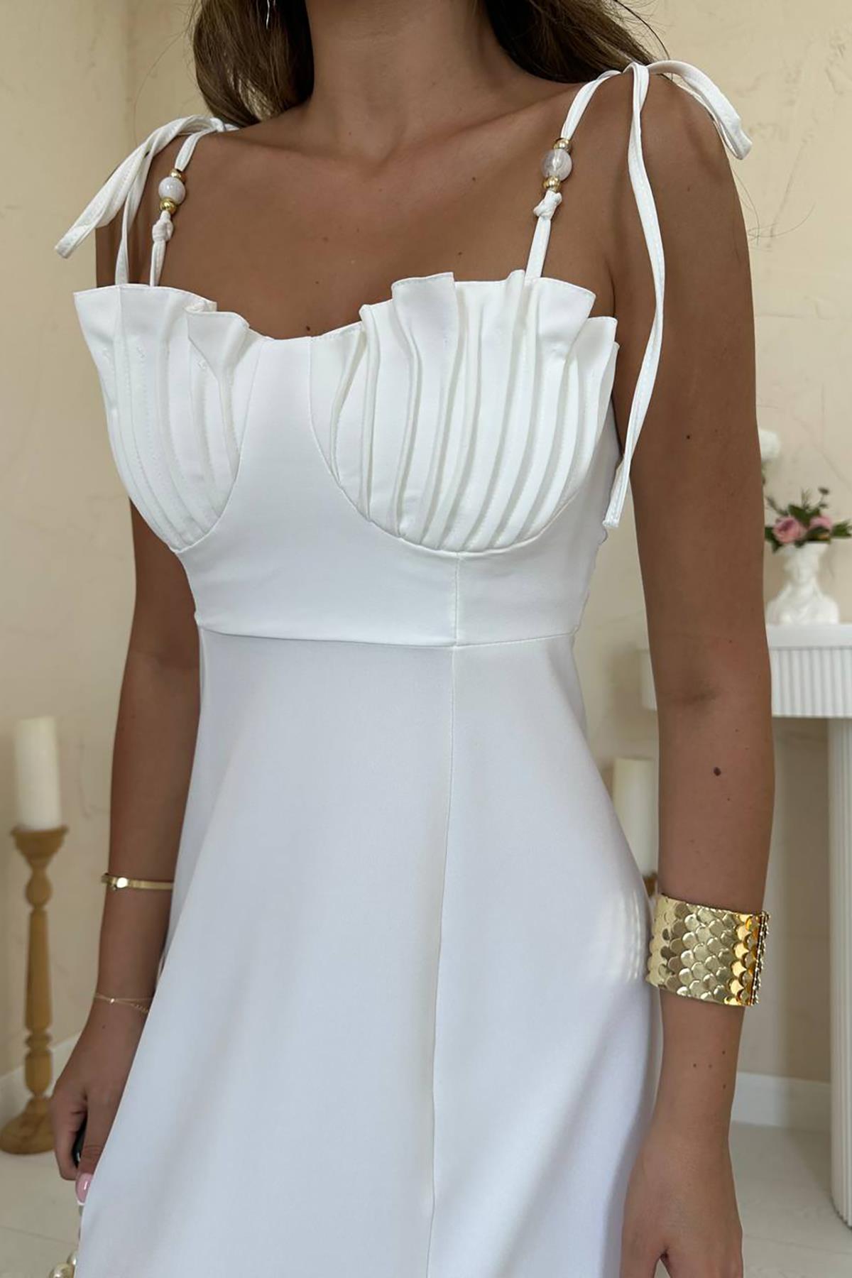 Elegant A-Line Midi Dress With Square Neck – Brand: Elisa – Women & Kids, Baby Clothes Wholesale – TheBS Women