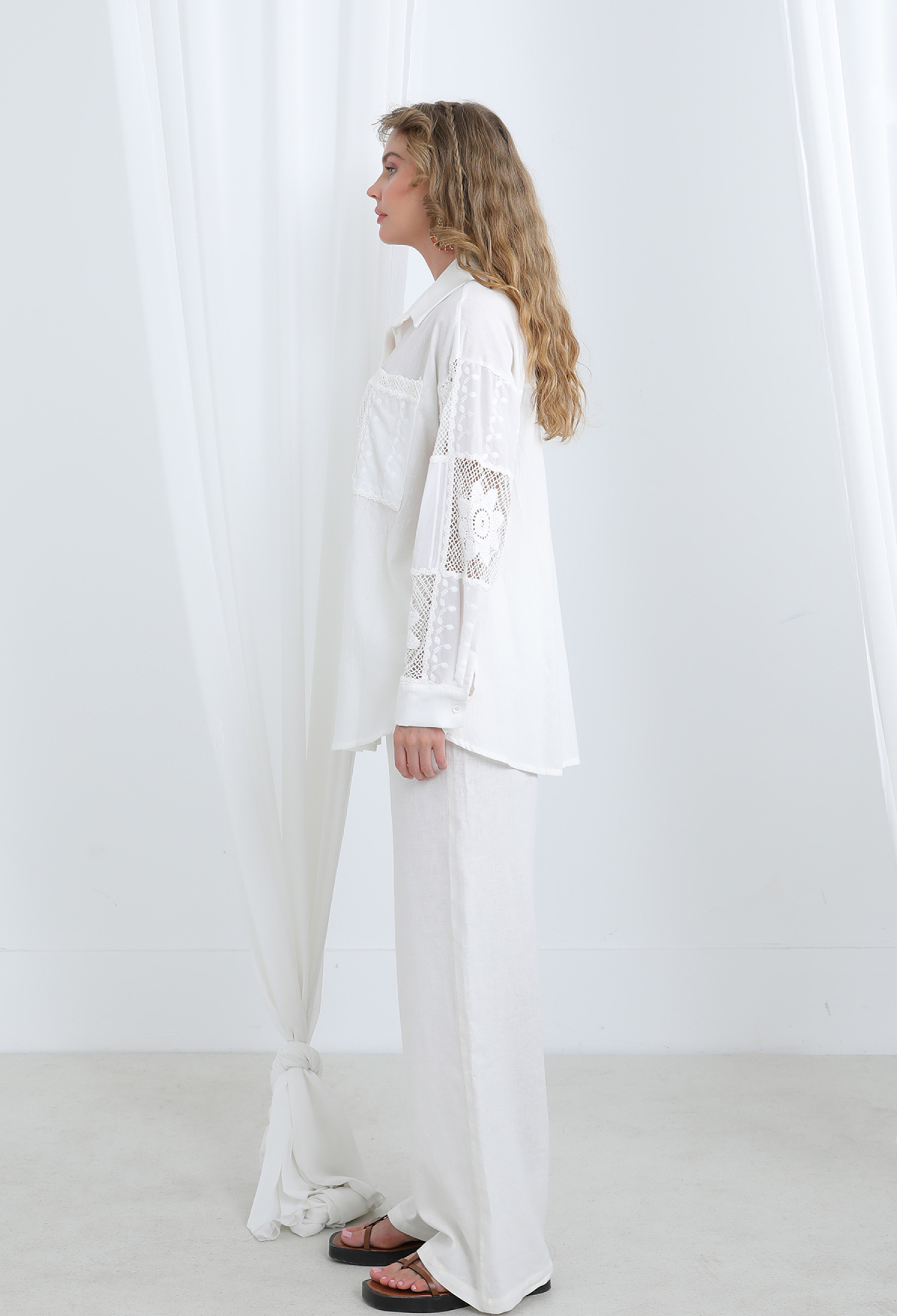 White Casual Elegant Modest Shirt - Brand: SOUL - Women & Kids, Baby Clothes Wholesale - TheBS Women