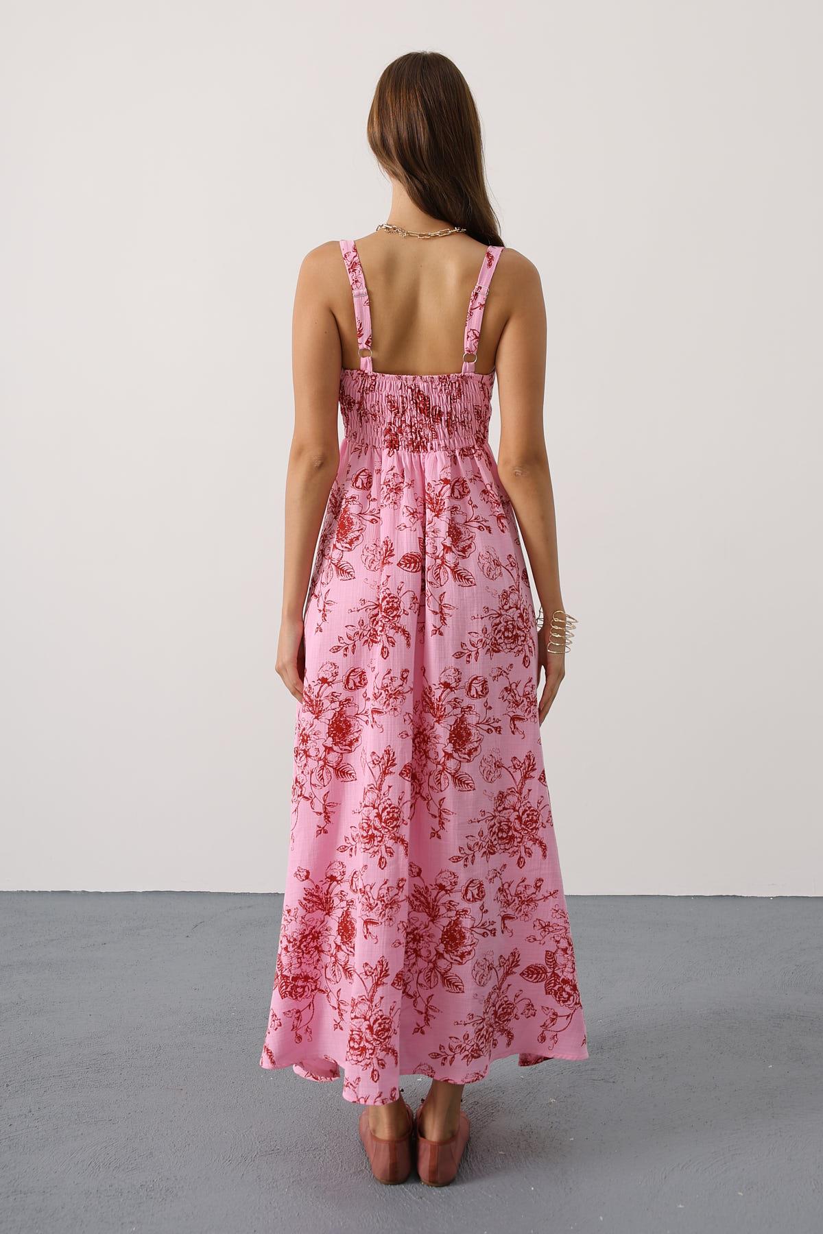 Floral Maxi Slip Dress With Sweetheart Neck - Brand: Reyon - Women & Kids, Baby Clothes Wholesale - TheBS Women Floral Maxi Slip Dress With Sweetheart Neck - Brand: Reyon - Women & Kids, Baby Clothes Wholesale - TheBS Women