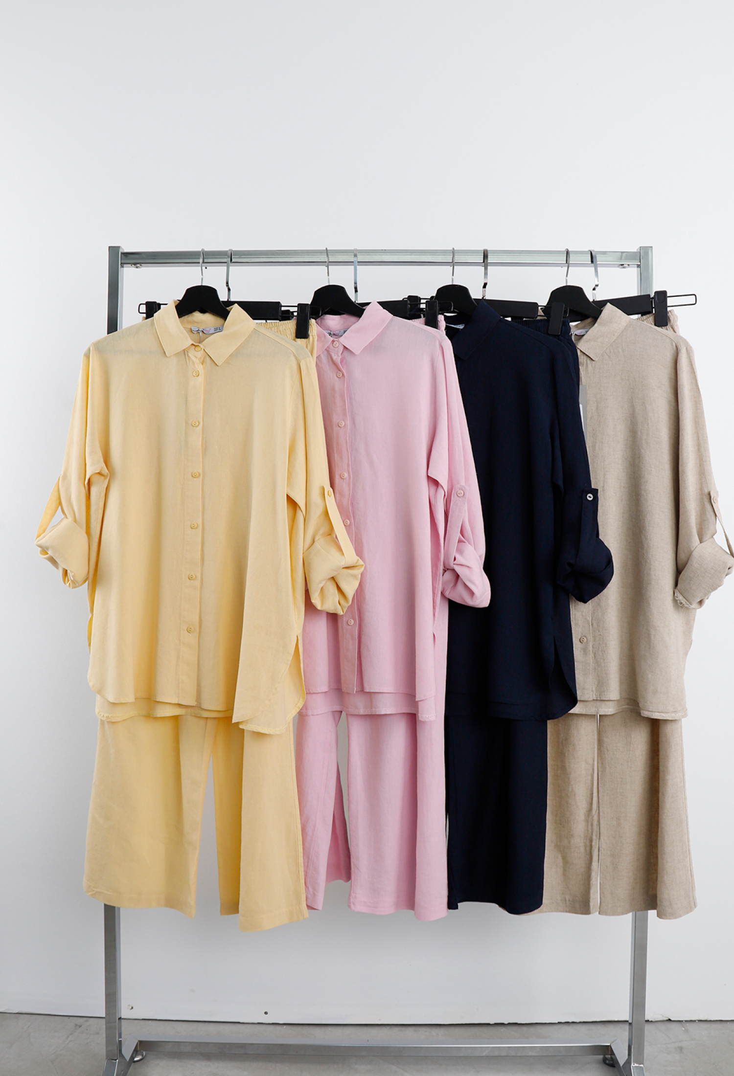 Casual Polo Neck Long Sleeve Shirt - Brand: Cream Rouge - Women & Kids, Baby Clothes Wholesale - TheBS Women