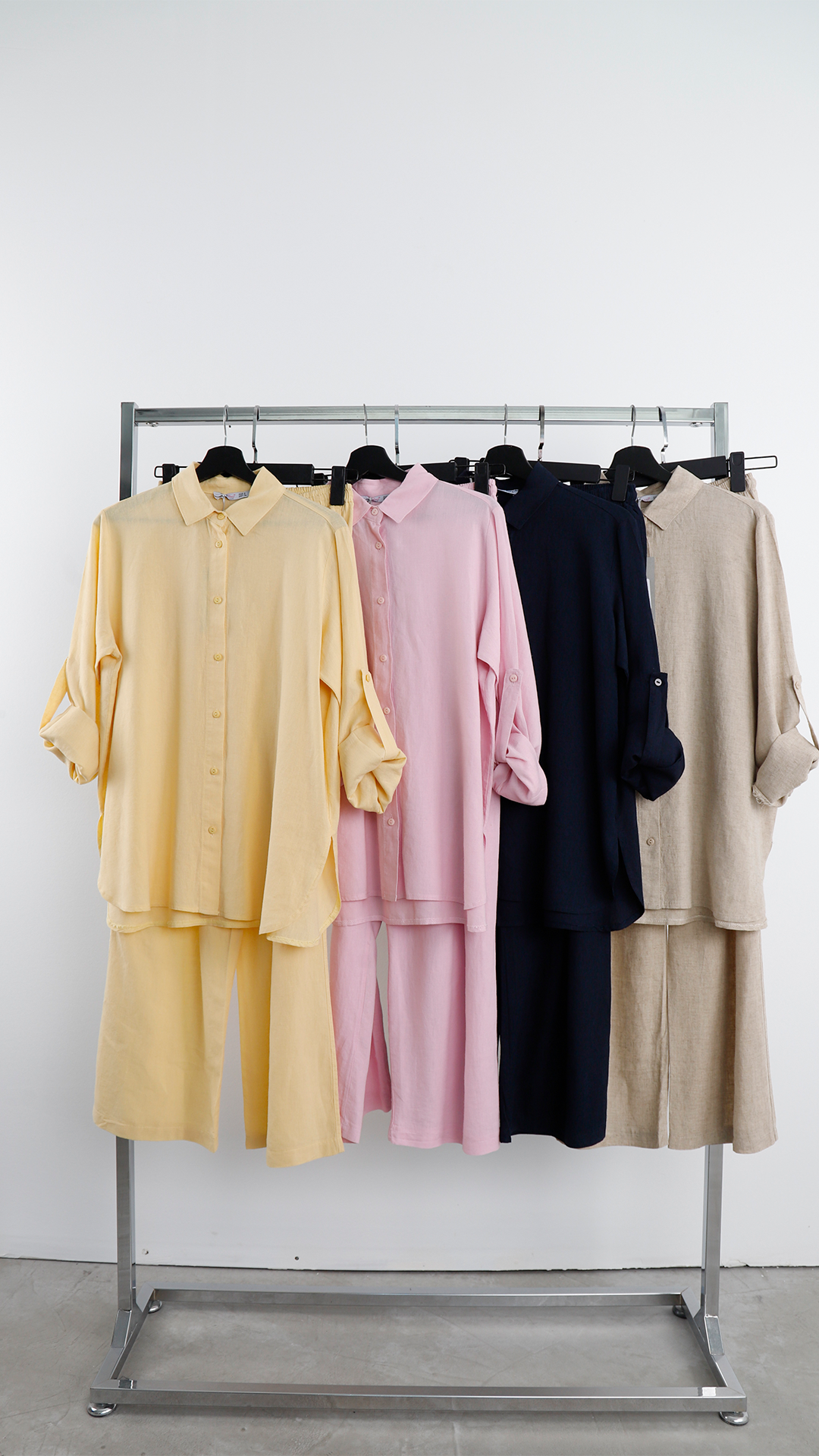 Casual Polo Neck Long Sleeve Shirt - Brand: Cream Rouge - Women & Kids, Baby Clothes Wholesale - TheBS Women Casual Polo Neck Long Sleeve Shirt - Brand: Cream Rouge - Women & Kids, Baby Clothes Wholesale - TheBS Women