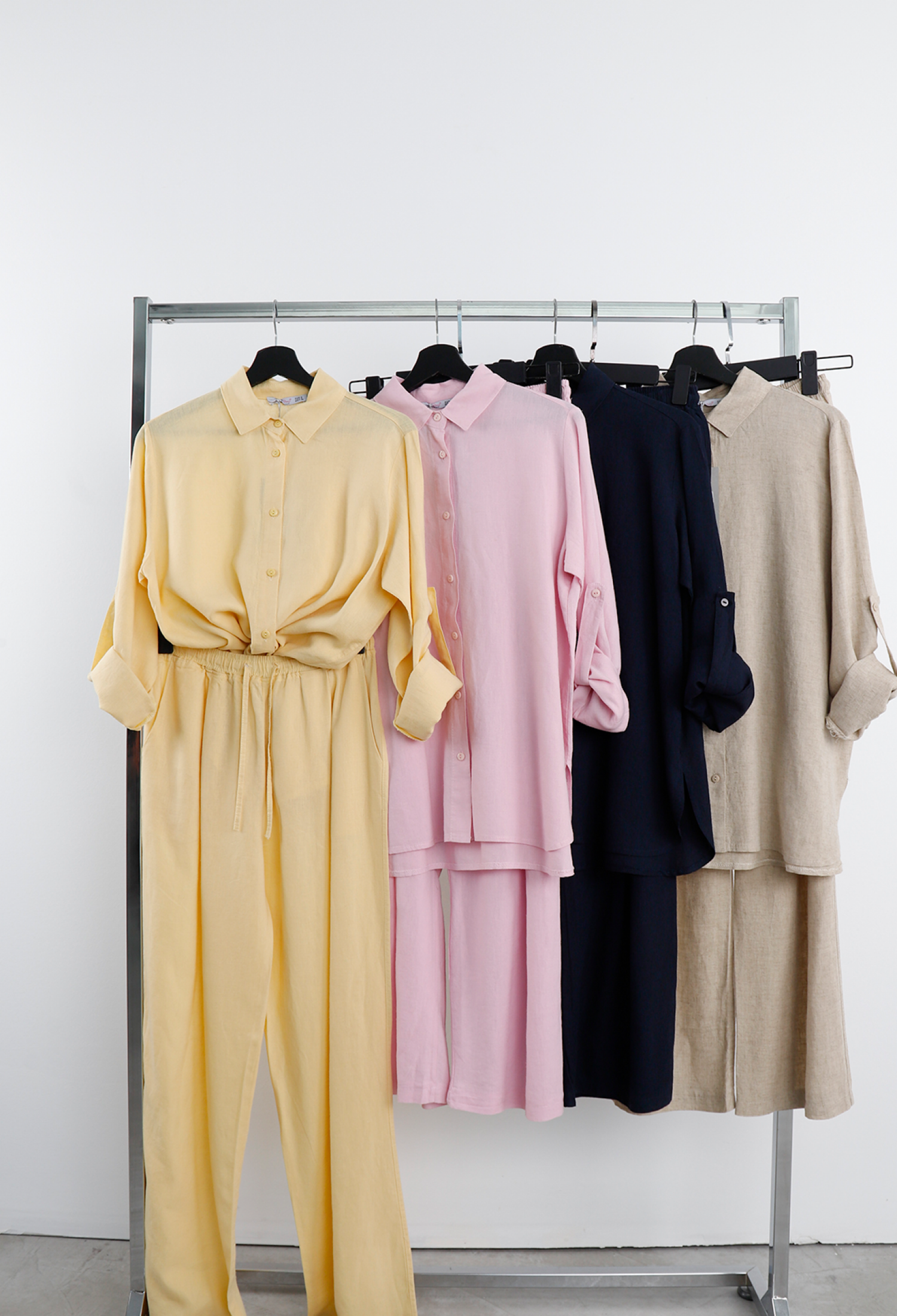 Shirt With Polo Neck And Long Sleeves - Brand: Cream Rouge - Women & Kids, Baby Clothes Wholesale - TheBS Women