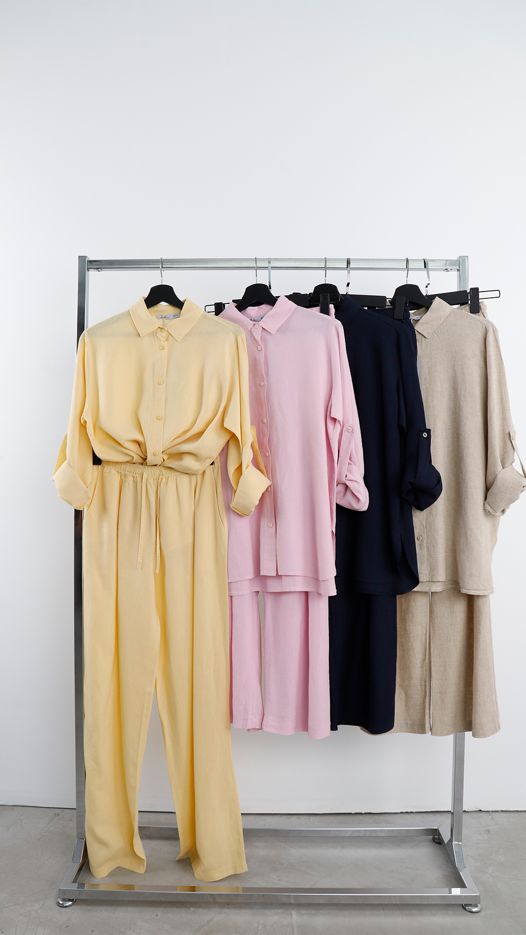 Shirt With Polo Neck And Long Sleeves - Brand: Cream Rouge - Women & Kids, Baby Clothes Wholesale - TheBS Women Shirt With Polo Neck And Long Sleeves - Brand: Cream Rouge - Women & Kids, Baby Clothes Wholesale - TheBS Women