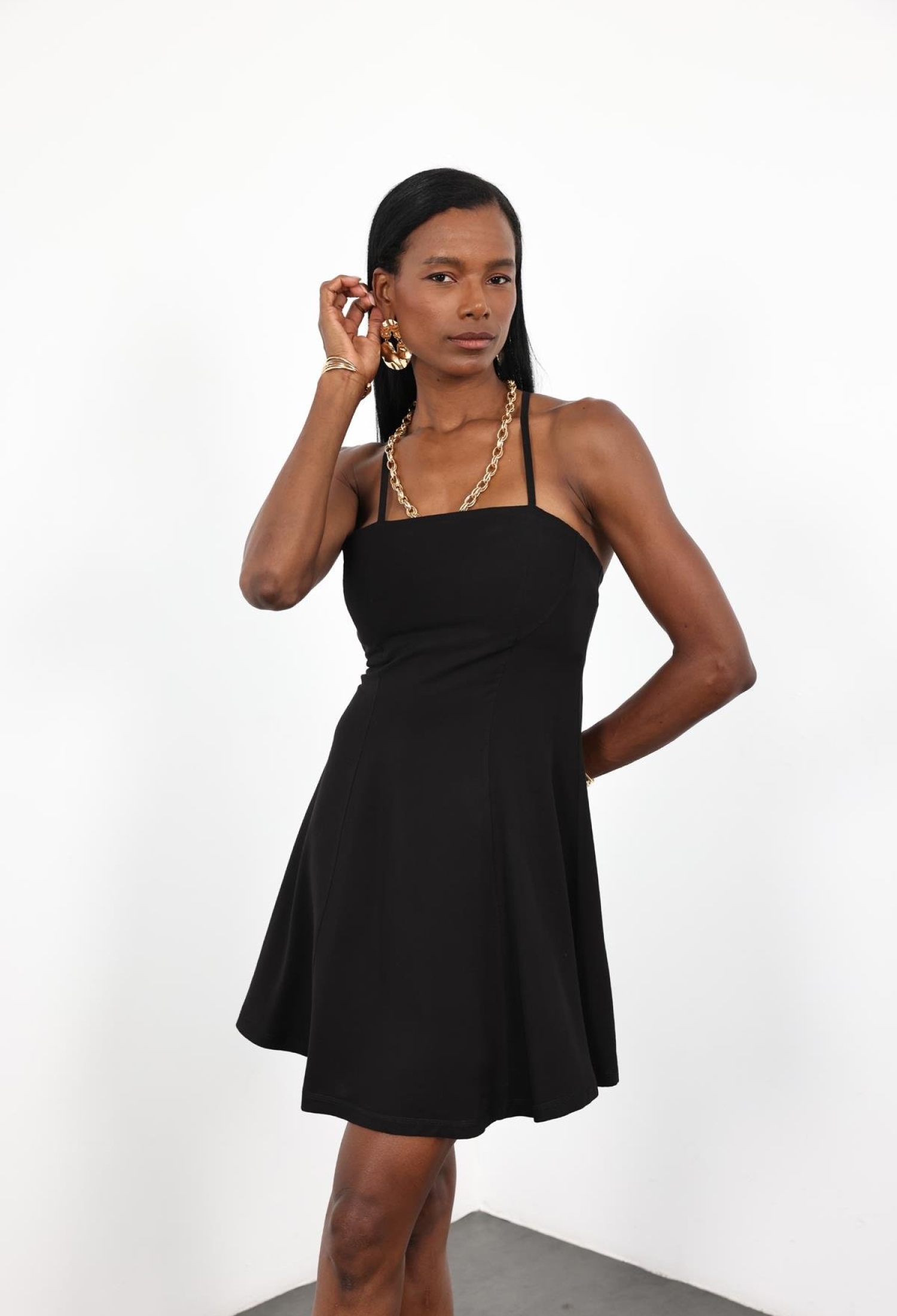 Sexy Elegant Sleeveless Skater Dress - Brand: Cream Rouge - Women & Kids, Baby Clothes Wholesale - TheBS Women