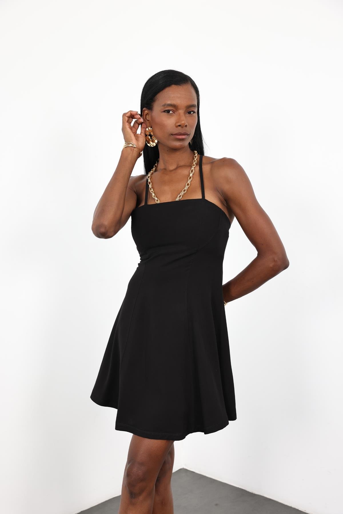 Sexy Elegant Sleeveless Skater Dress - Brand: Cream Rouge - Women & Kids, Baby Clothes Wholesale - TheBS Women Sexy Elegant Sleeveless Skater Dress - Brand: Cream Rouge - Women & Kids, Baby Clothes Wholesale - TheBS Women