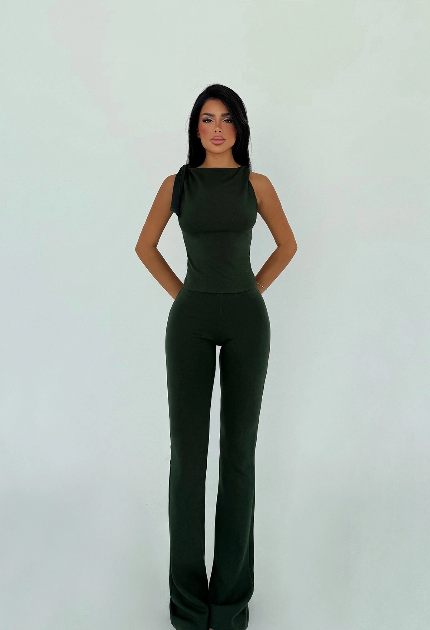 Green Elegant Formal Sexy Slim Fit Suit - Brand: EYYO ATELIER - Women & Kids, Baby Clothes Wholesale - TheBS Women