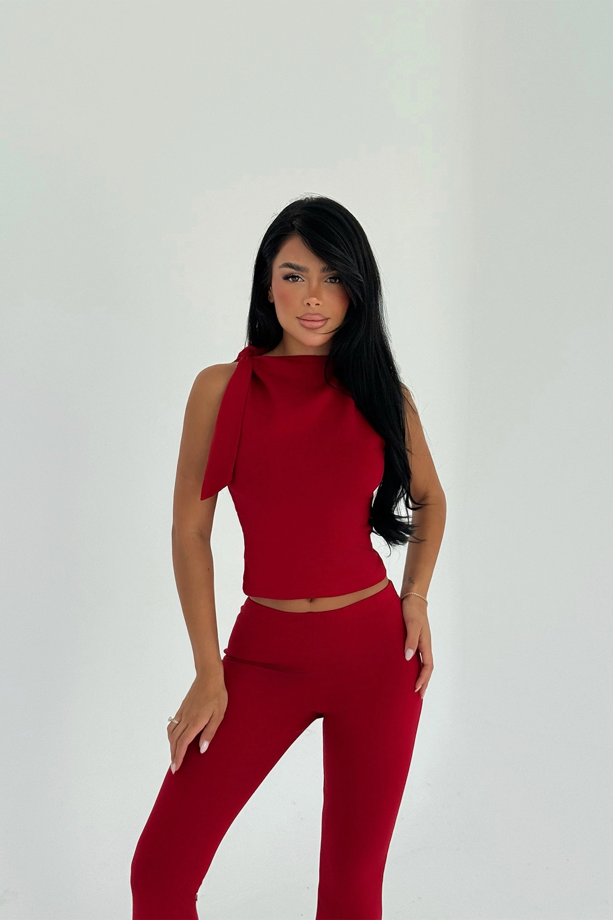 ClaretElegant Slim Fit Set – Brand: EYYO ATELIER – Women & Kids, Baby Clothes Wholesale – TheBS Women