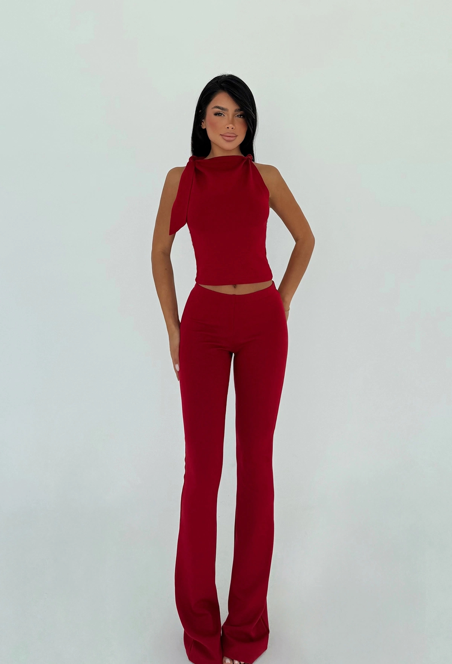 ClaretElegant Slim Fit Set - Brand: EYYO ATELIER - Women & Kids, Baby Clothes Wholesale - TheBS Women