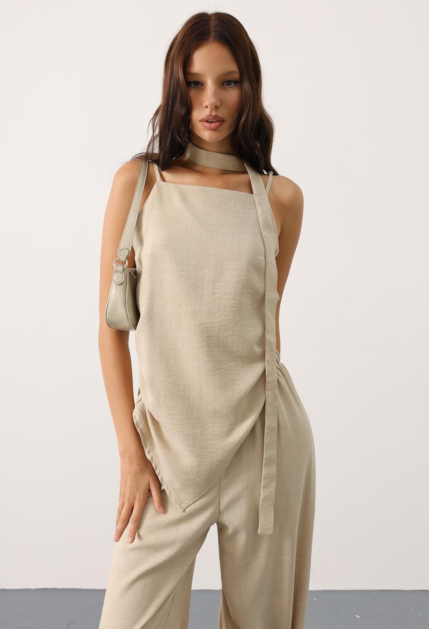 Beige Elegant Casual Set - Brand: Reyon - Women & Kids, Baby Clothes Wholesale - TheBS Women