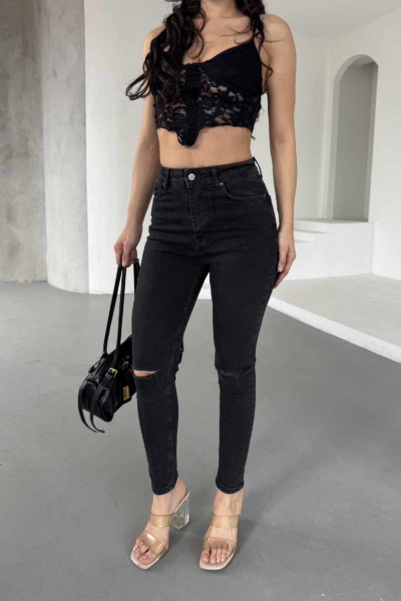 Jeans - Anthracite - Brand: XLove - Women & Kids, Baby Clothes Wholesale - TheBS Women