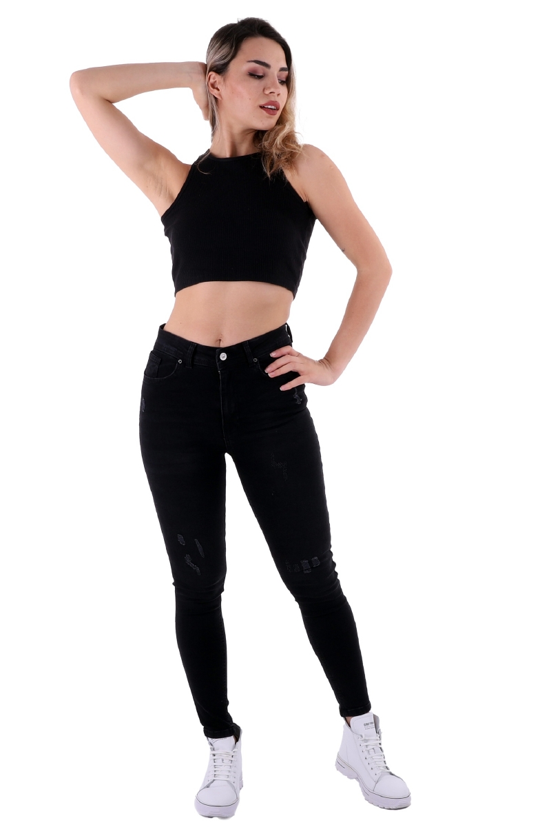 Jeans - Anthracite - Brand: XLove - Women & Kids, Baby Clothes Wholesale - TheBS Women