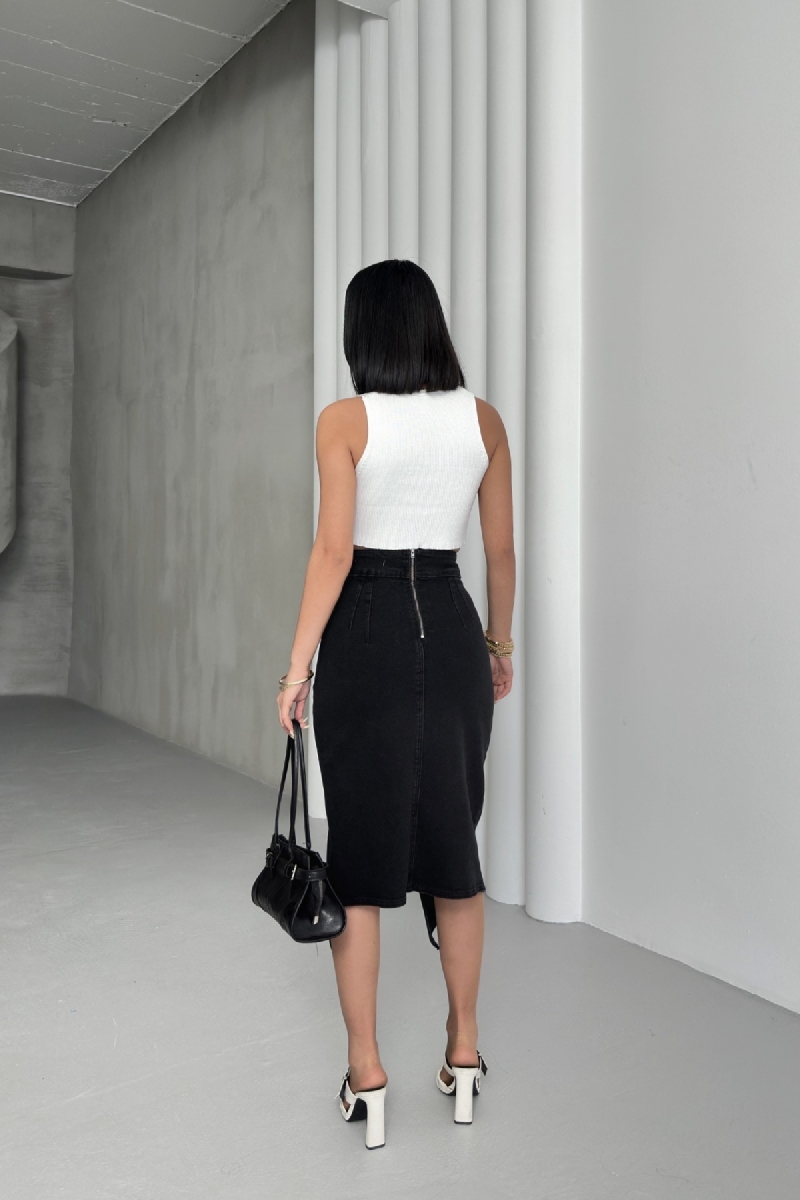 Darted Asymmetrical Skirt – Brand: XLove – Women & Kids, Baby Clothes Wholesale – TheBS Women