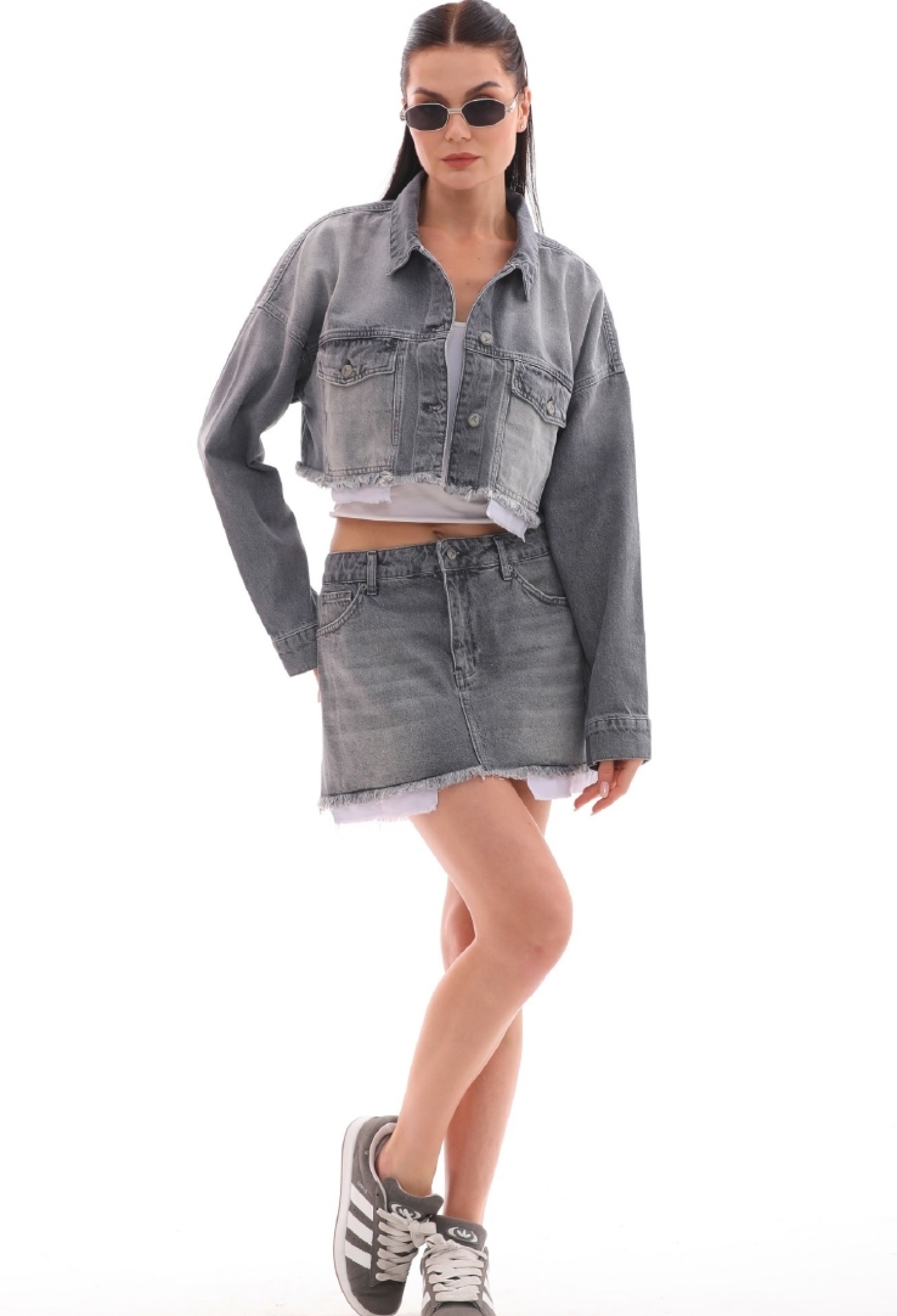 Denim Jacket With Lining Detail - Brand: XLove - Women & Kids, Baby Clothes Wholesale - TheBS Women