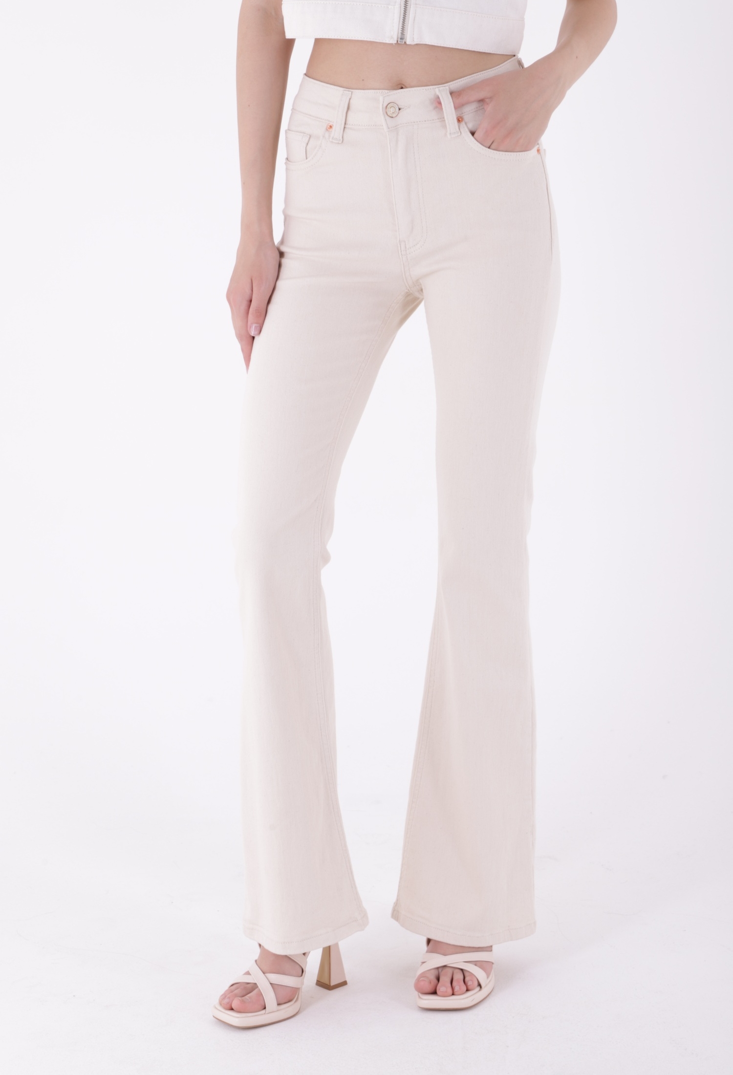 High Waisted Bell-bottom Skinny Jeans - Brand: XLove - Women & Kids, Baby Clothes Wholesale - TheBS Women