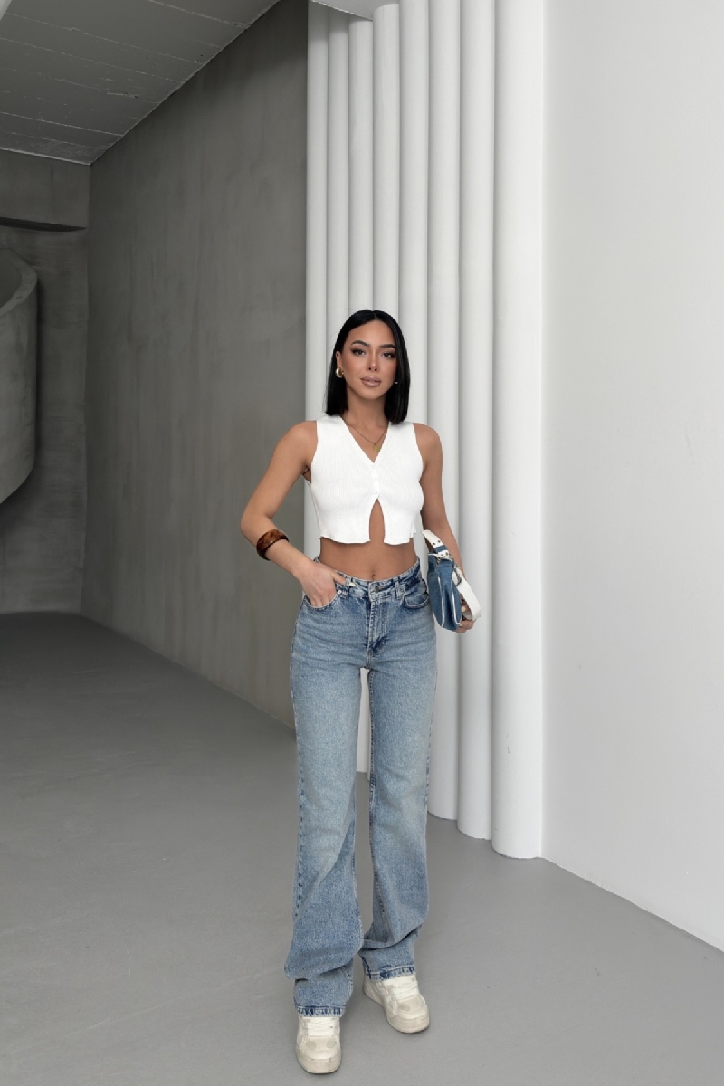 High Waist Straight Jeans – Brand: XLove – Women & Kids, Baby Clothes Wholesale – TheBS Women