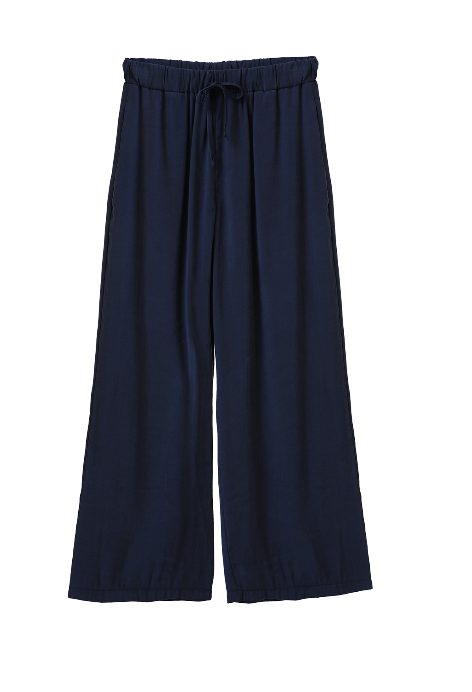 NavyPalazzo Pants With Drawstring Closure - Brand: SOUL - Women & Kids, Baby Clothes Wholesale - TheBS Women