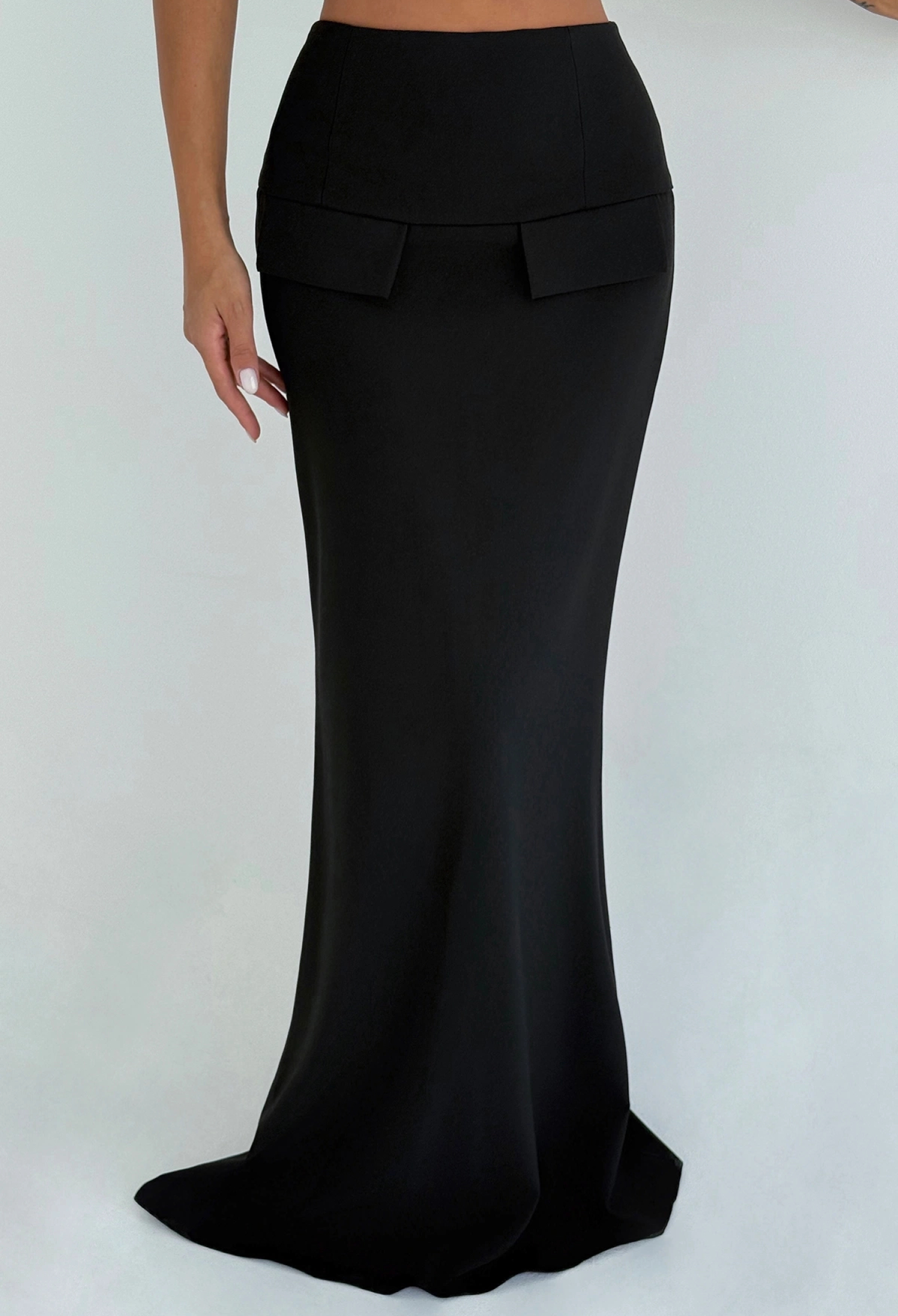 ElegantMermaid Maxi Skirt With Flap Pocket - Brand: EYYO ATELIER - Women & Kids, Baby Clothes Wholesale - TheBS Women