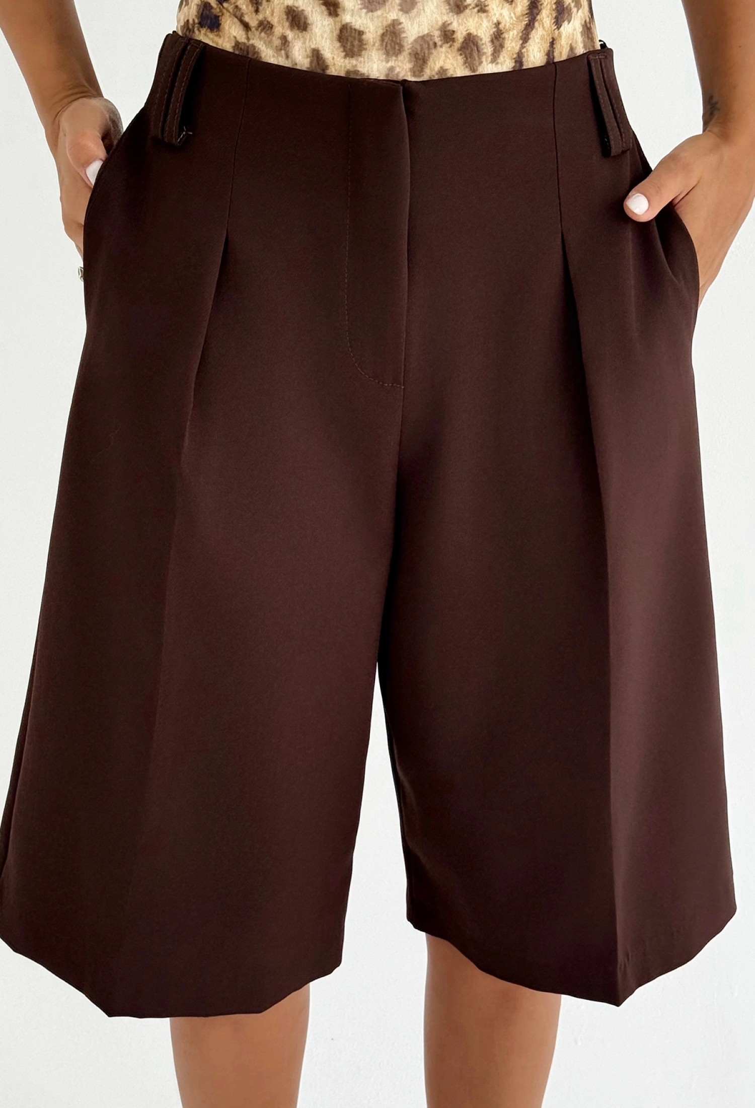 Casual Elegant Bermuda Shorts - Brand: EYYO ATELIER - Women & Kids, Baby Clothes Wholesale - TheBS Women