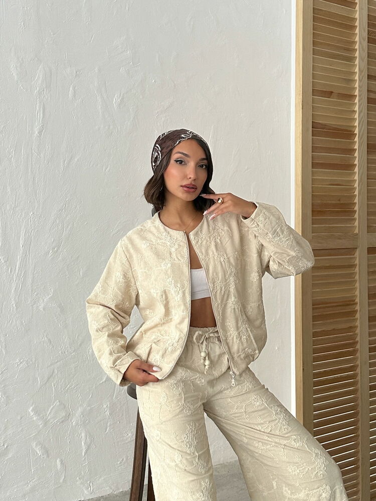 Beige Stylish Casual Business And Party Jacket - Brand: Topshow - Women & Kids, Baby Clothes Wholesale - TheBS Women