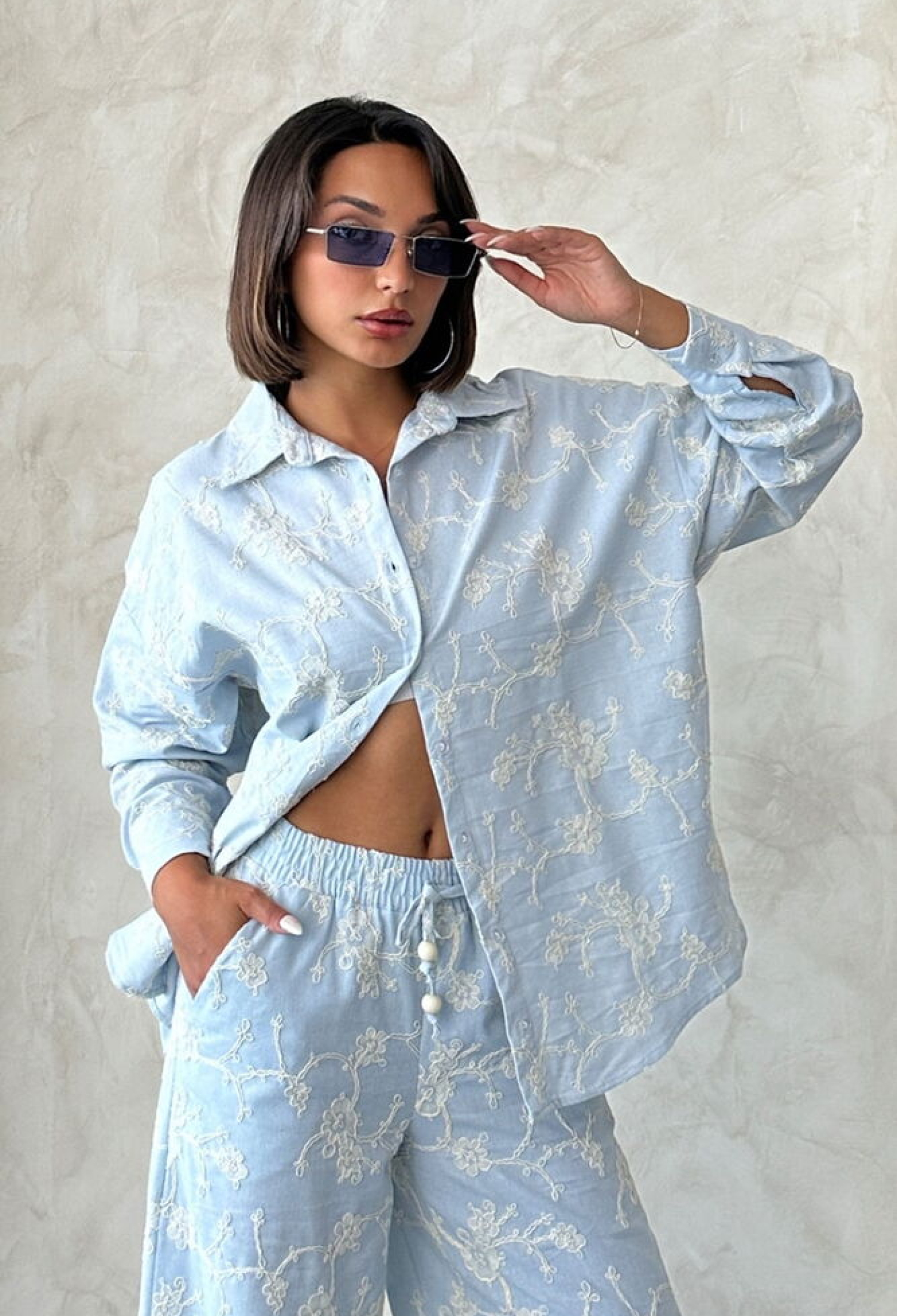 Floral Loose Fit Shirt - Brand: Topshow - Women & Kids, Baby Clothes Wholesale - TheBS Women