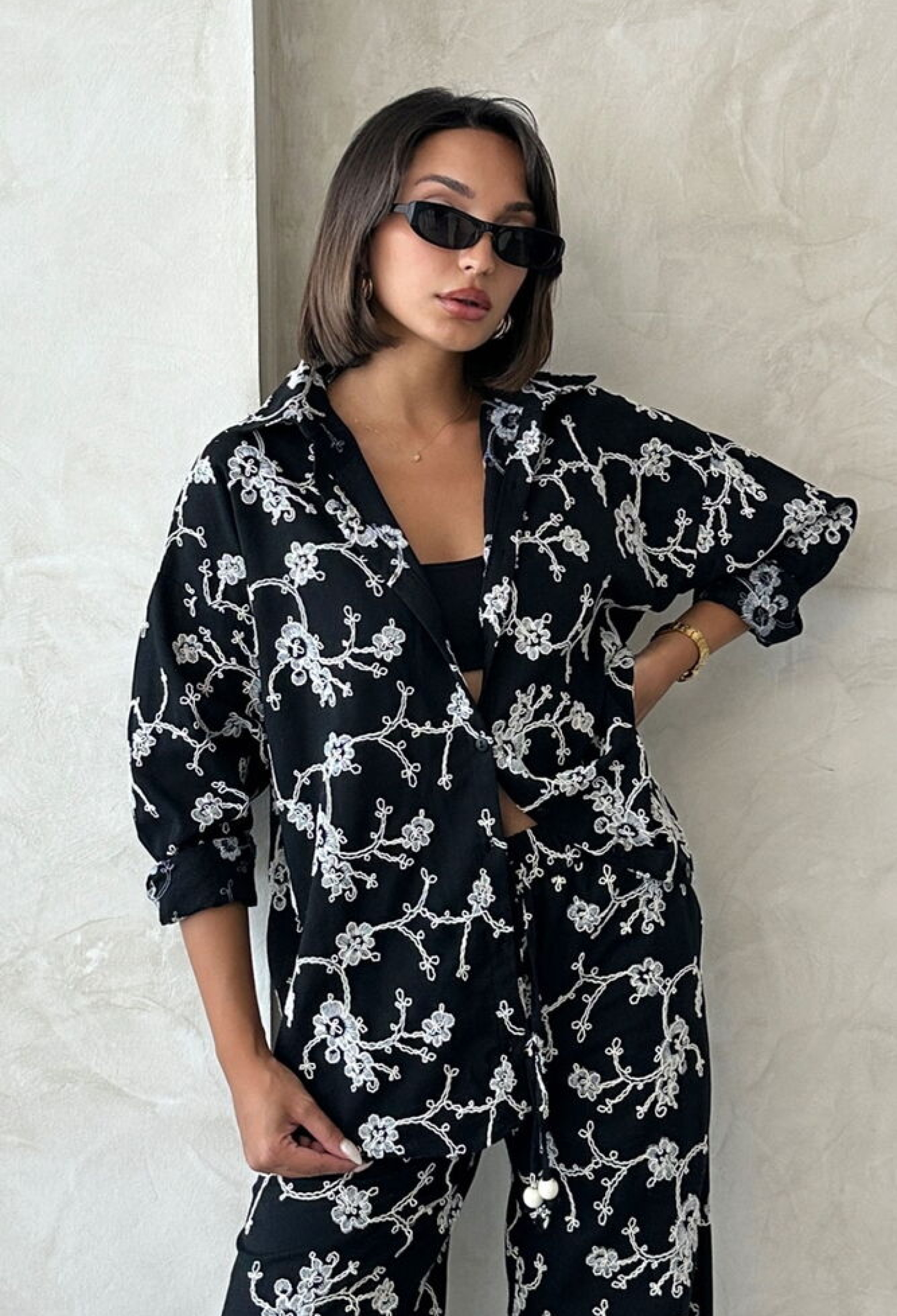 Floral Print Elegant Shirt - Brand: Topshow - Women & Kids, Baby Clothes Wholesale - TheBS Women