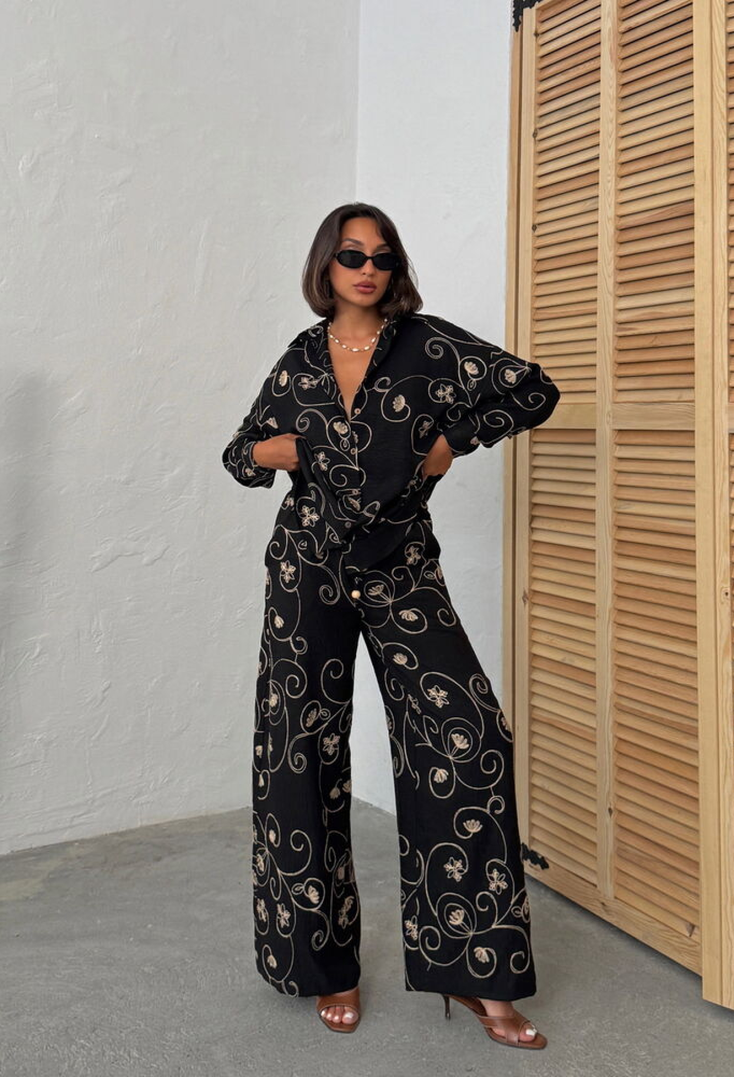 Floral Oversized Shirt - Brand: Topshow - Women & Kids, Baby Clothes Wholesale - TheBS Women