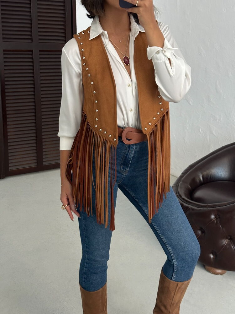Western Casual Boho Vest - Brand: Topshow - Women & Kids, Baby Clothes Wholesale - TheBS Women Western Casual Boho Vest - Brand: Topshow - Women & Kids, Baby Clothes Wholesale - TheBS Women