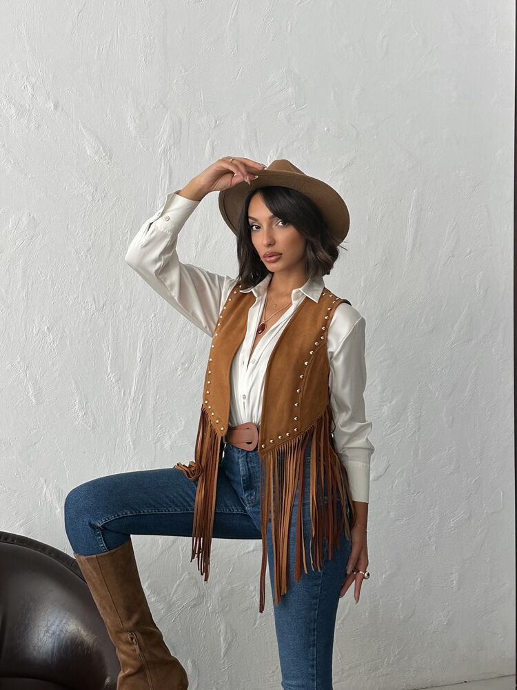 Western Casual Boho Vest - Brand: Topshow - Women & Kids, Baby Clothes Wholesale - TheBS Women Western Casual Boho Vest - Brand: Topshow - Women & Kids, Baby Clothes Wholesale - TheBS Women